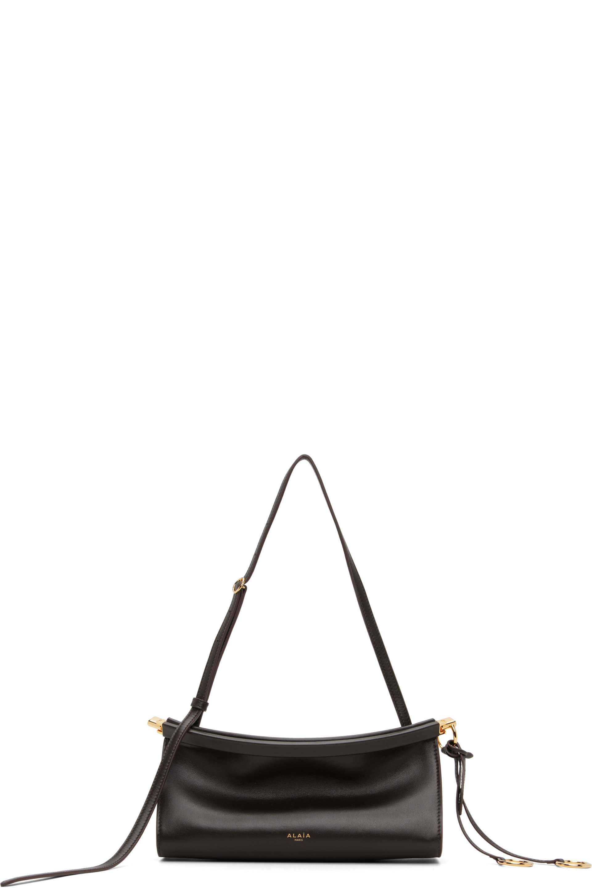 ALAÏA - Brown 'Le Click' East West Small Bag
