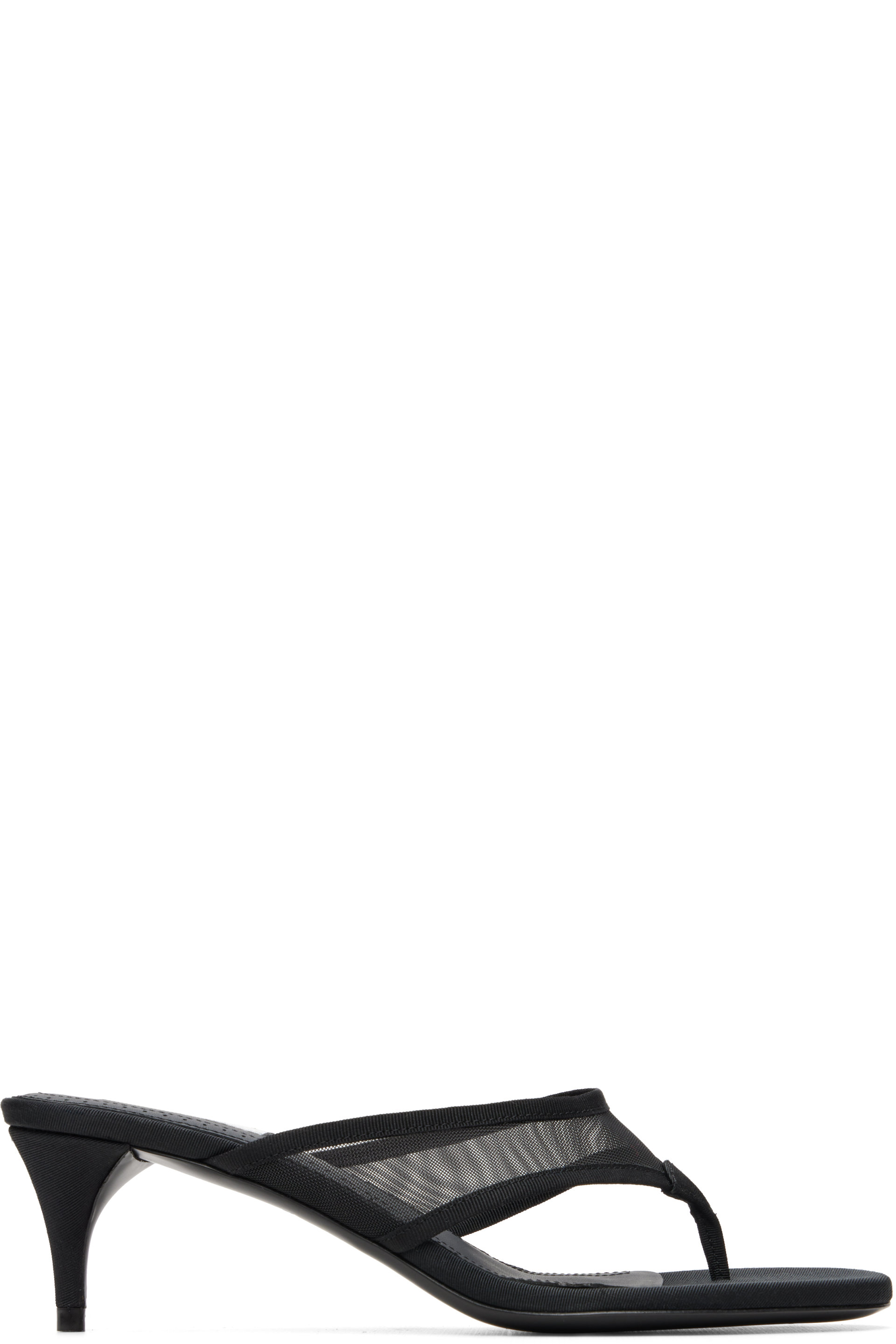 ALAÏA - Sandales à talon Infra 55 noires