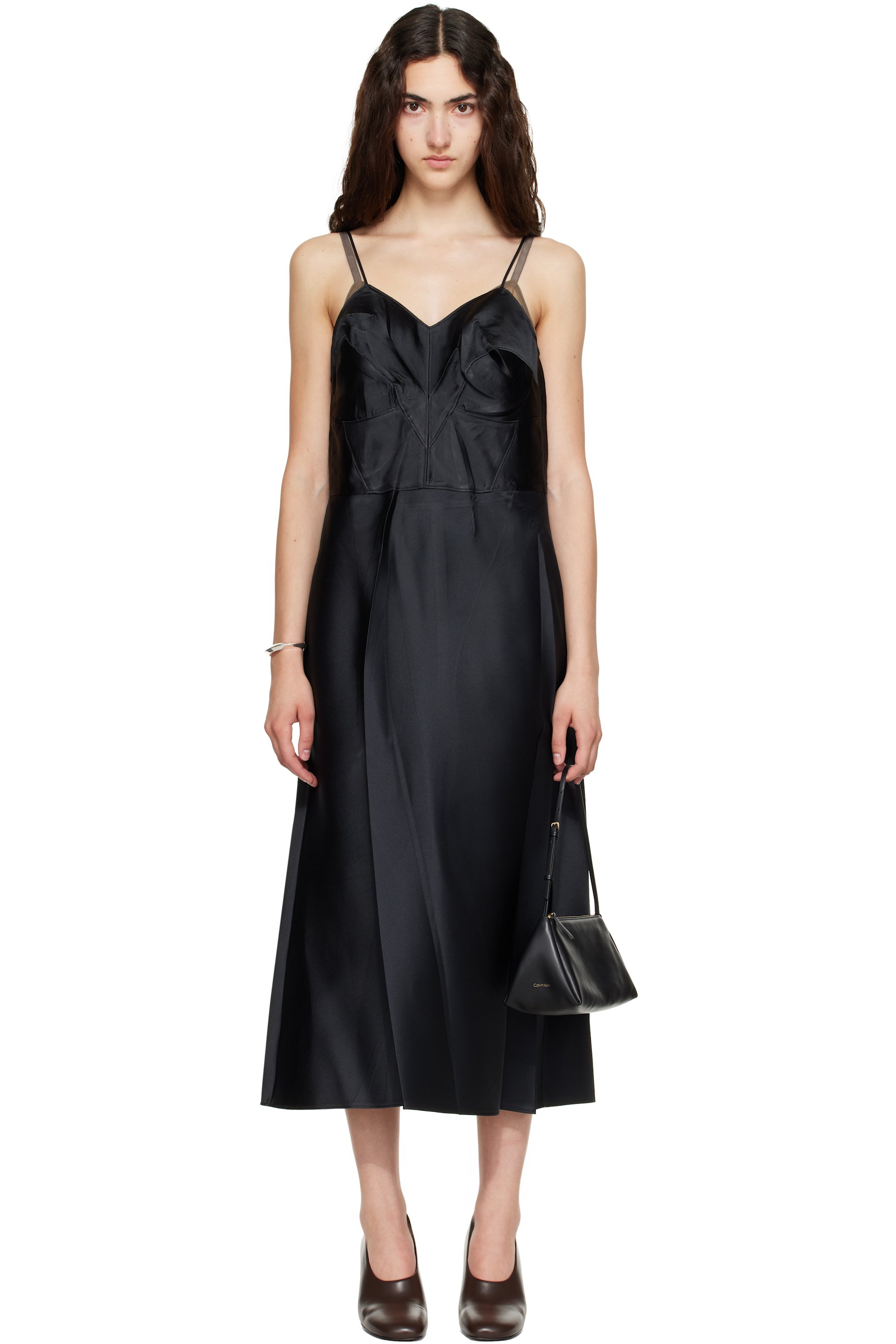 Calvin Klein Collection - Robe midi Fia noire