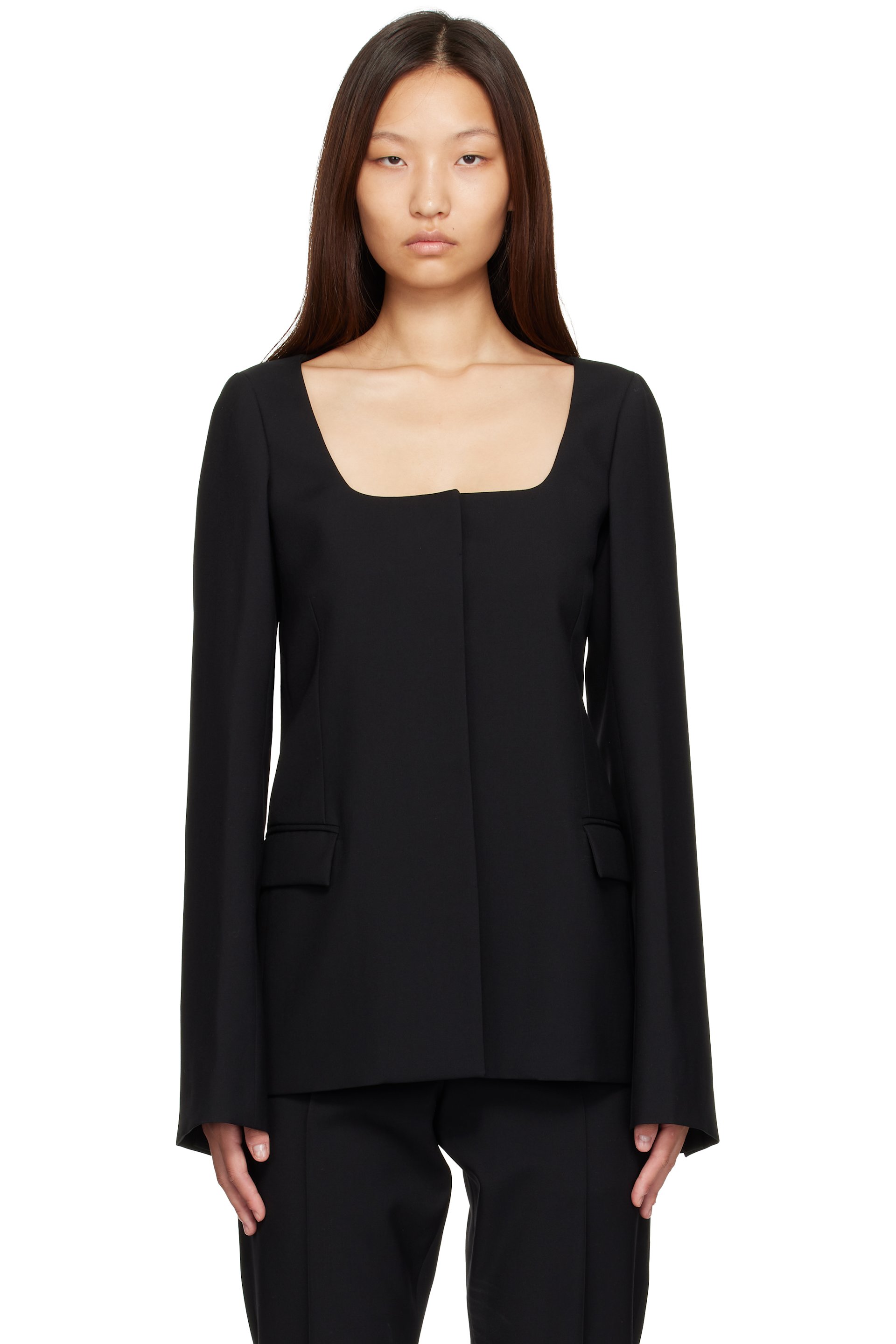 Calvin Klein Collection - Blouson Camille noir