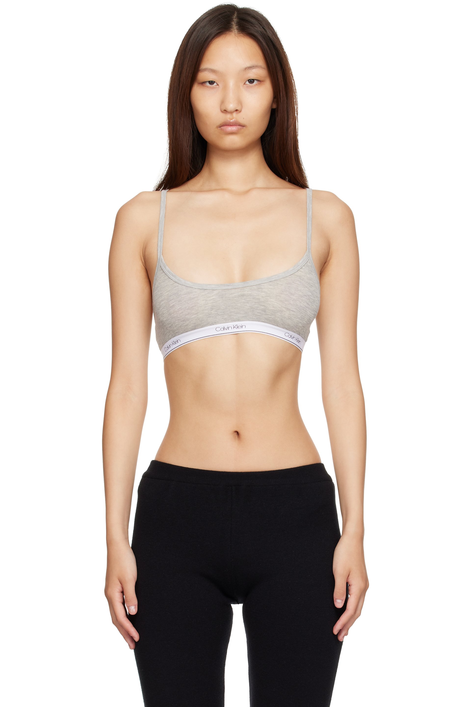 Calvin Klein Collection - Soutien-gorge déconstruit Sienna gris
