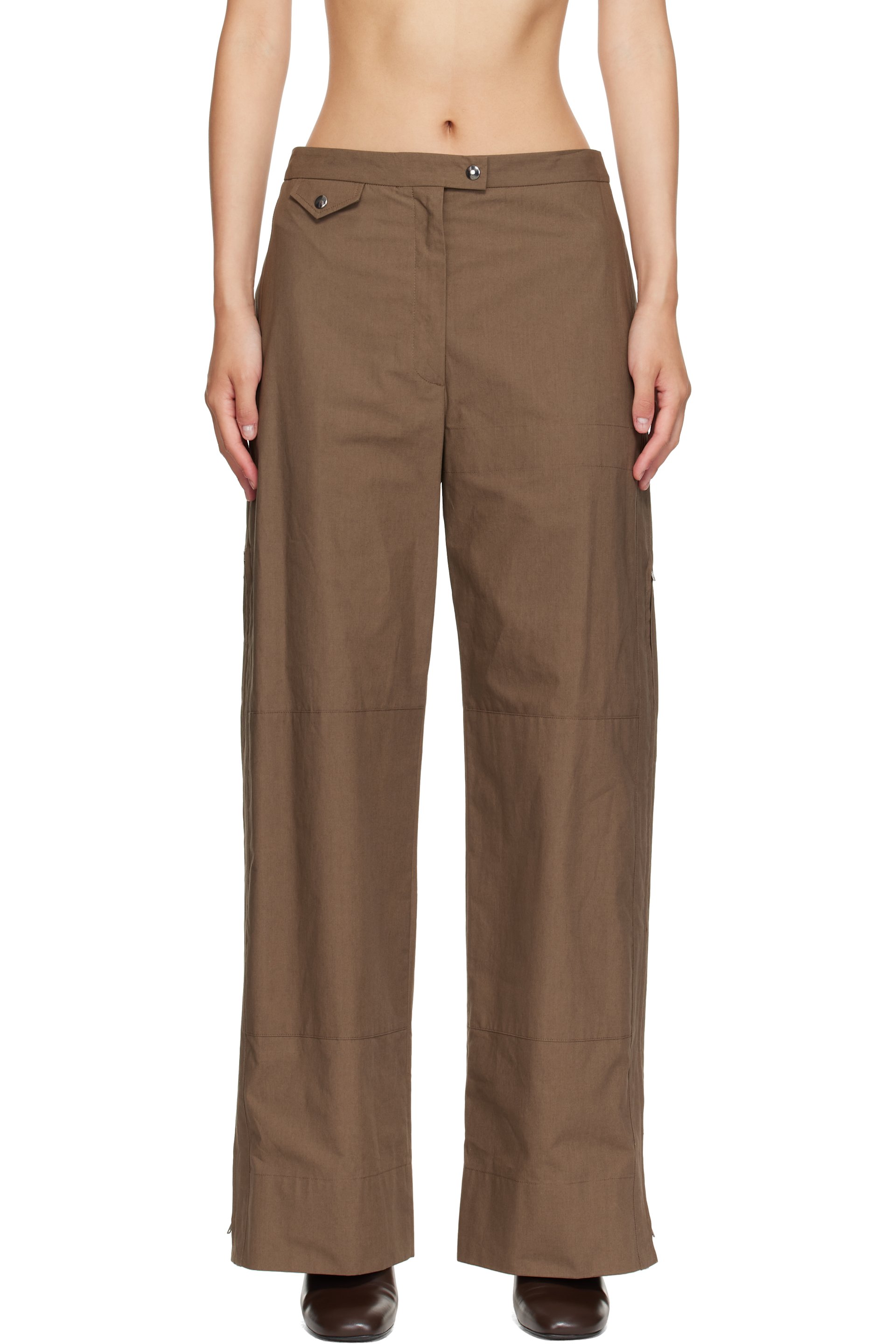 Calvin Klein Collection - Pantalon Gemma brun