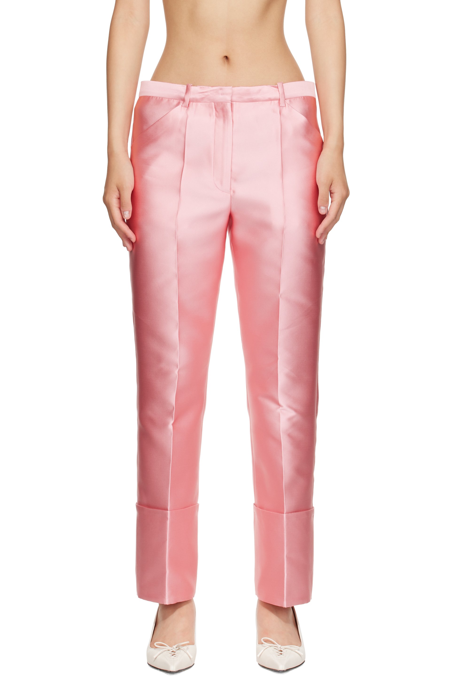 Calvin Klein Collection - Pantalon Eva rose