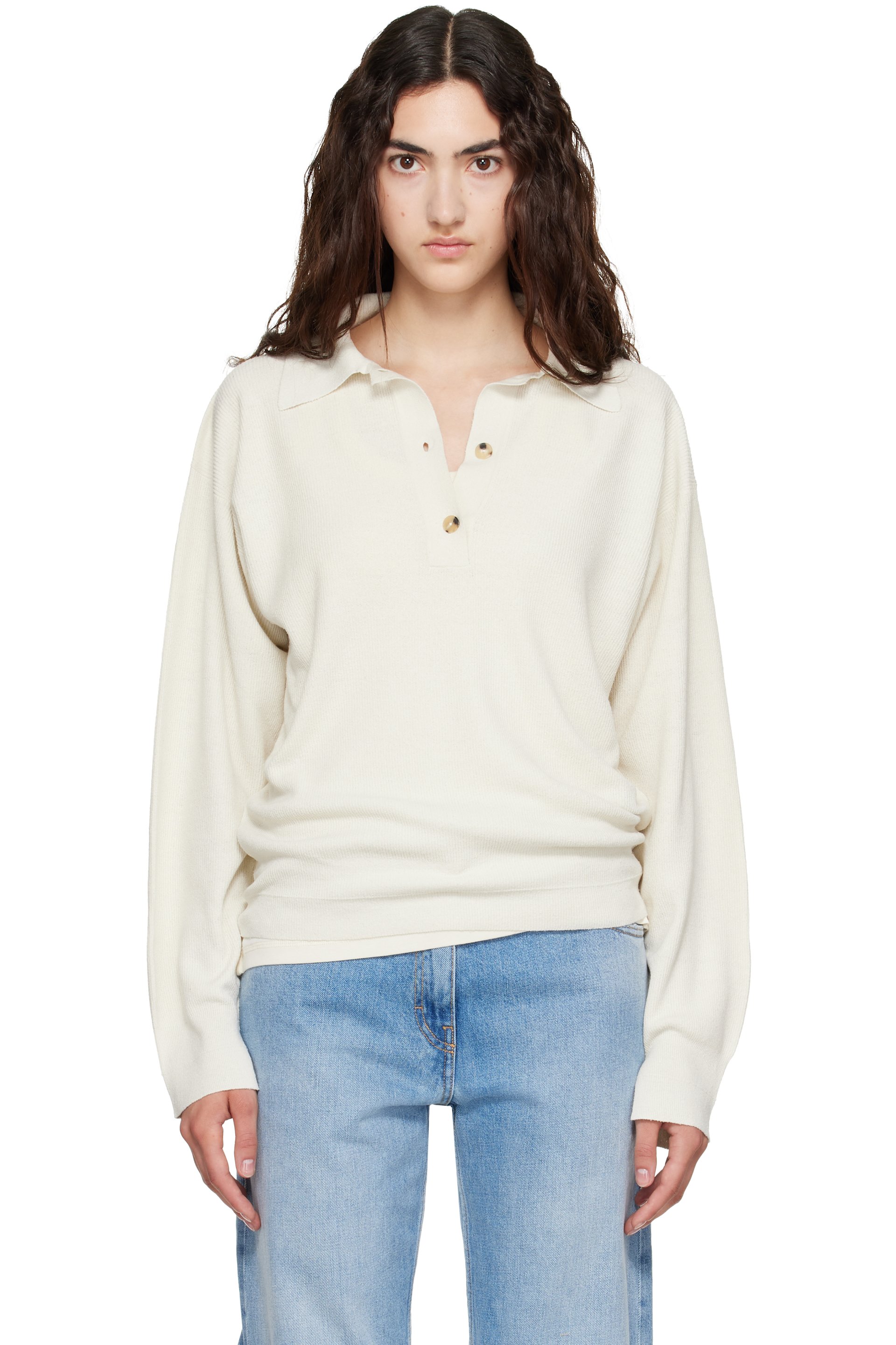 Calvin Klein Collection - Off-White Helga Polo