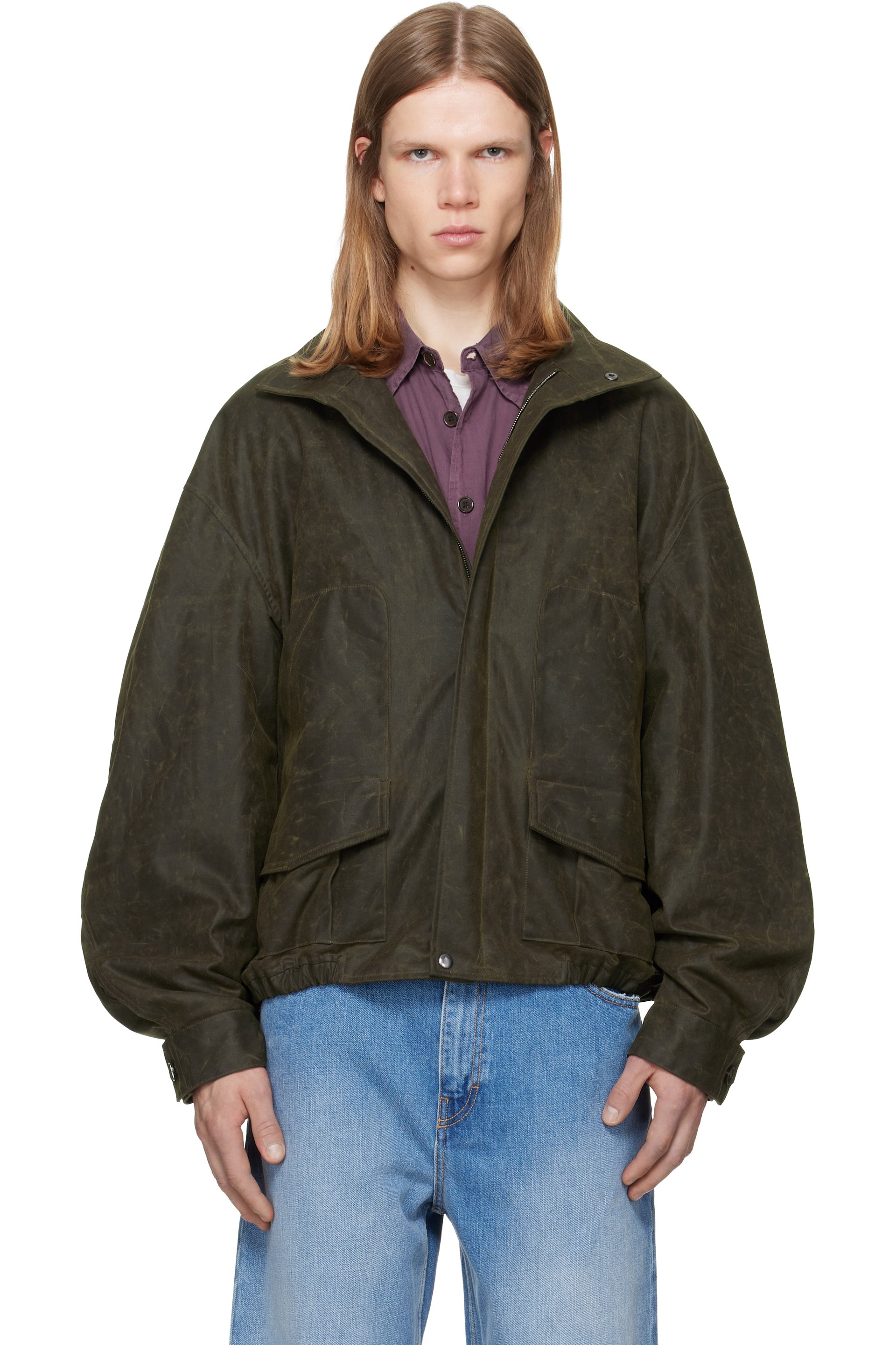 Calvin Klein Collection - Brown Donald Bomber Jacket