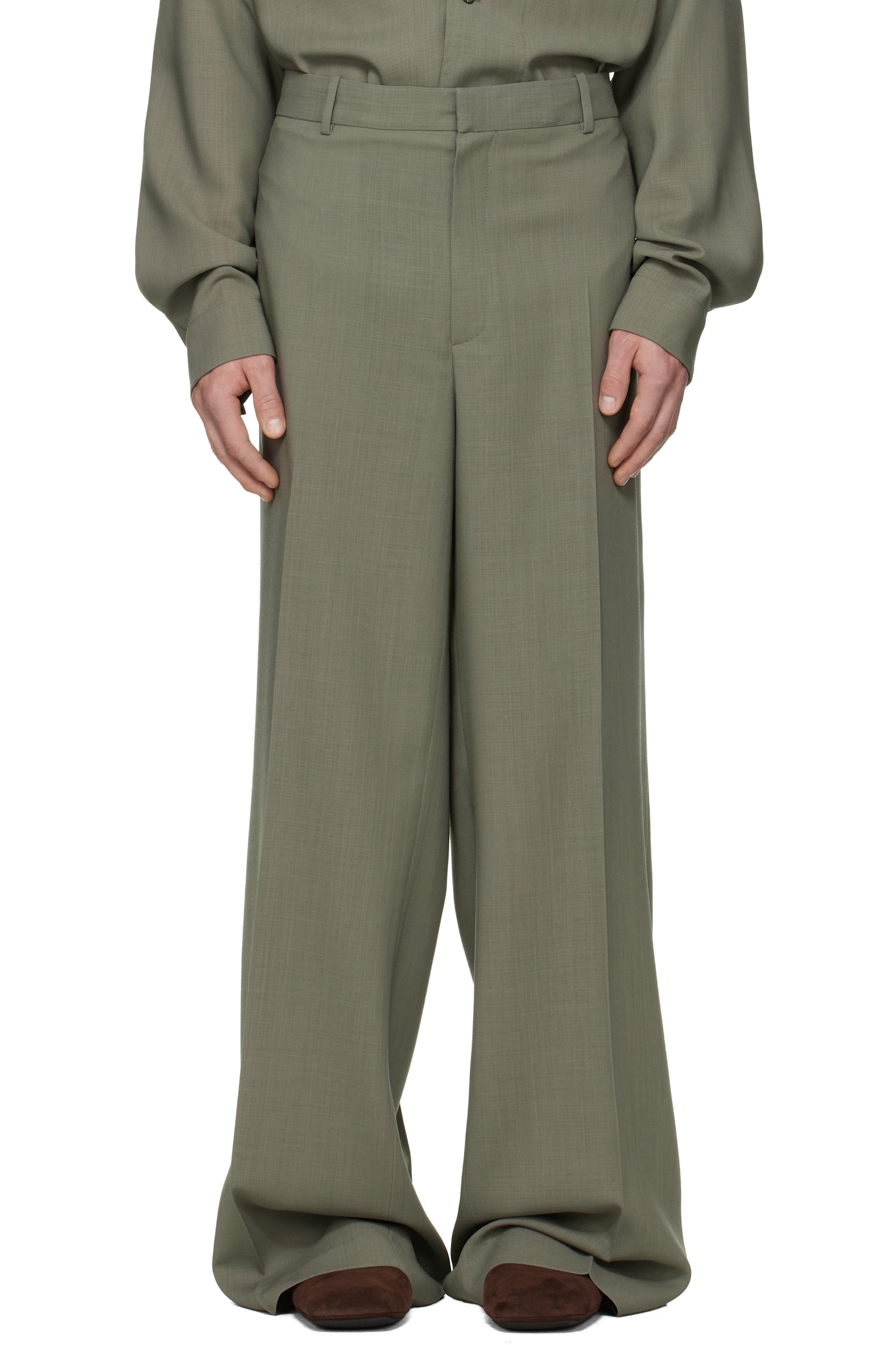 Calvin Klein Collection - Taupe Eric Trousers