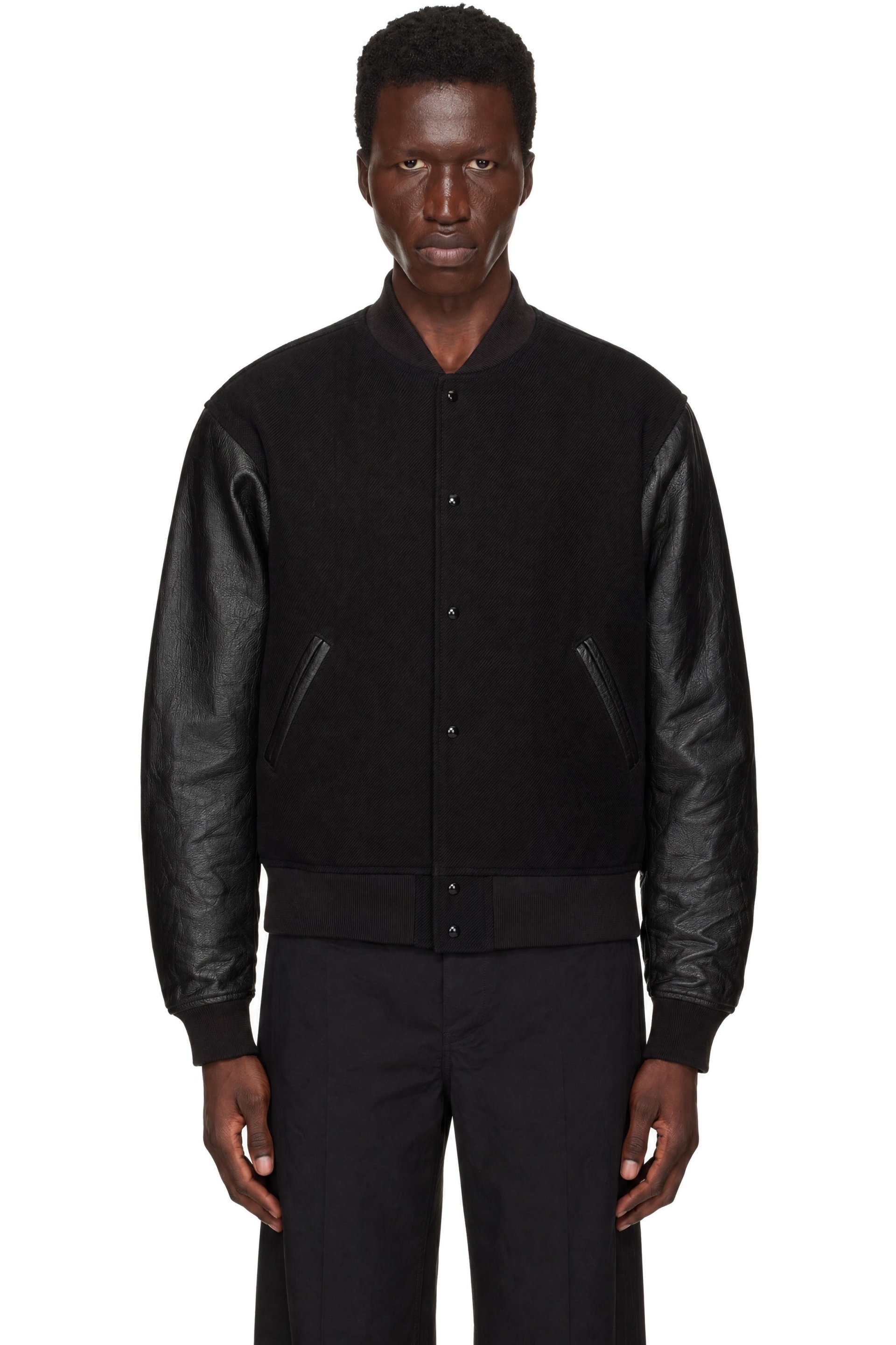 visvim - Black Varsity Jacket