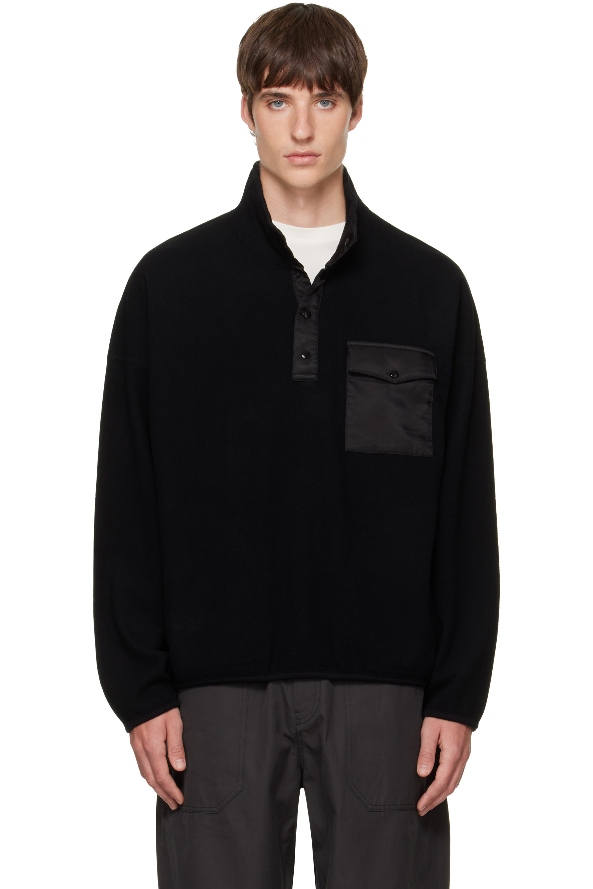 visvim - Pull Barlow noir