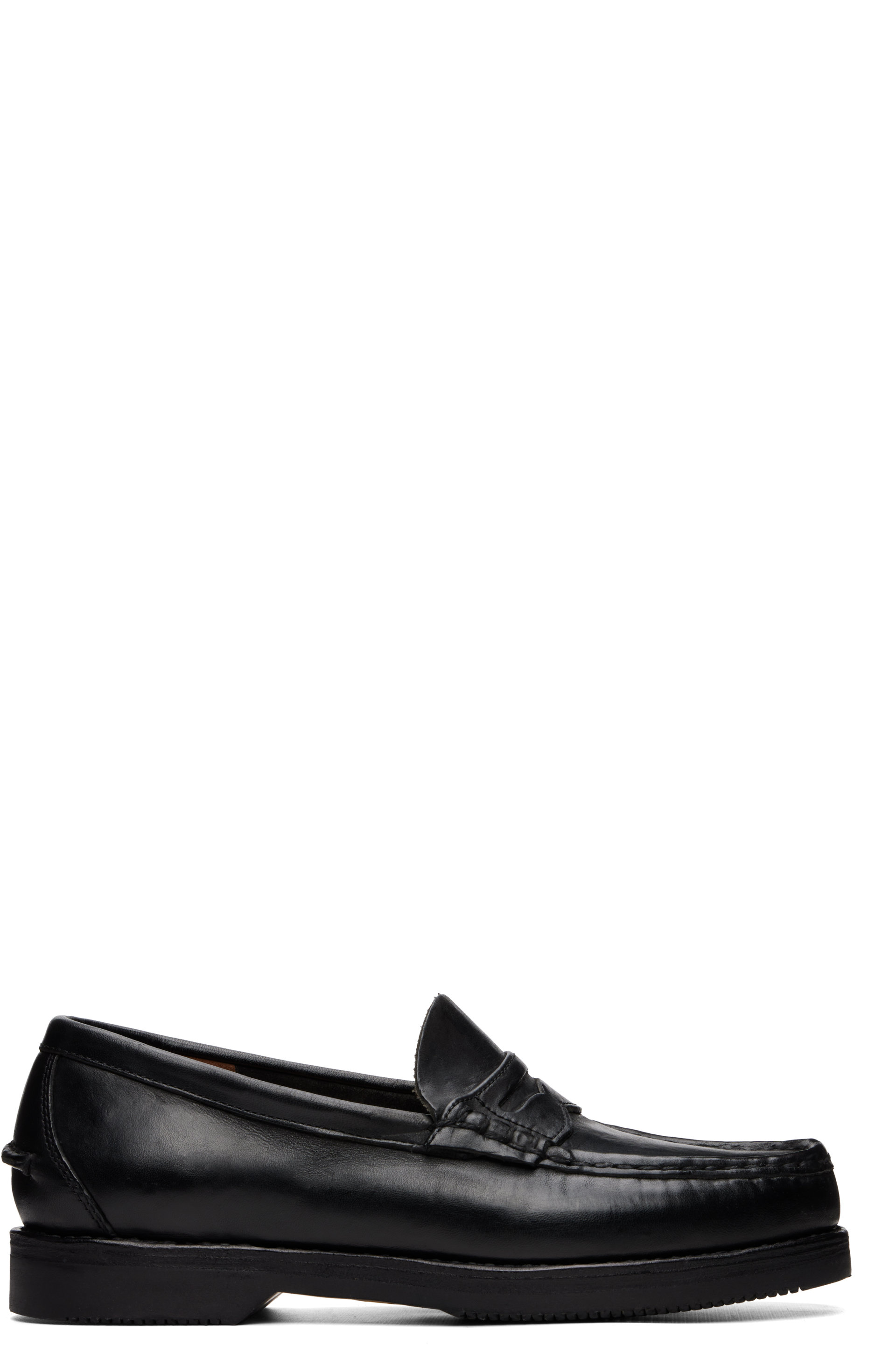 visvim - Black Fabro-Folk Loafers