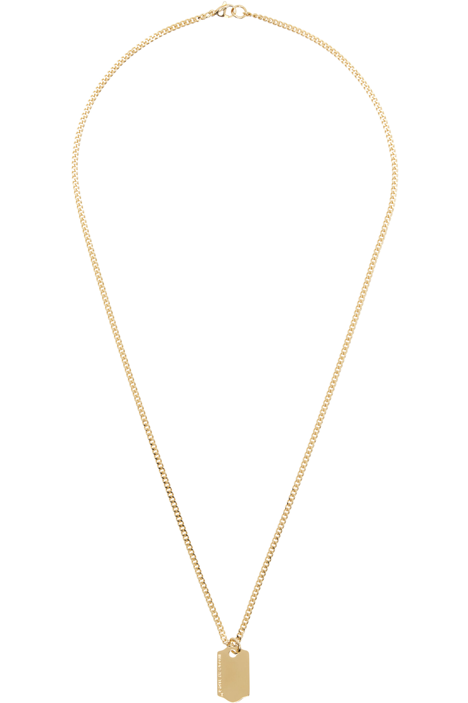 IN GOLD WE TRUST PARIS - Tag Necklace
