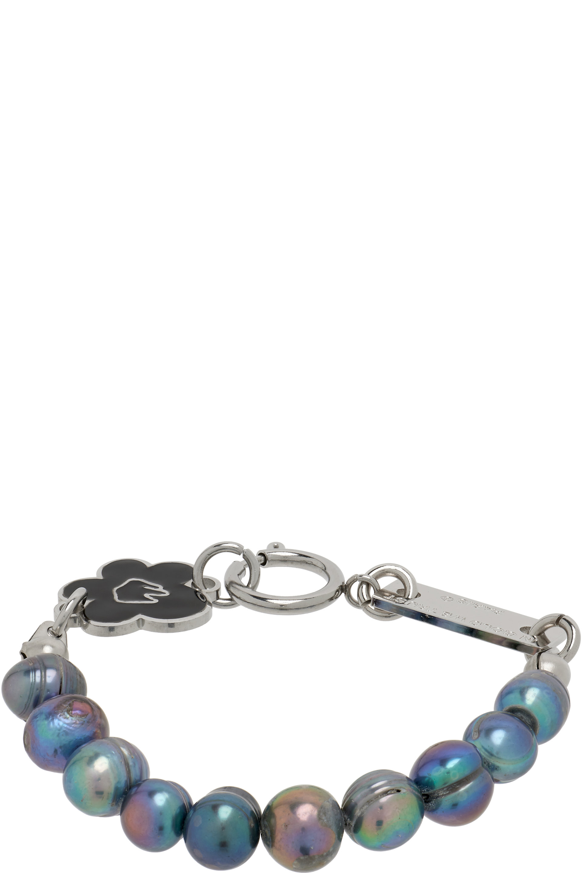 IN GOLD WE TRUST PARIS - Full Flower & Pearl Bracelet