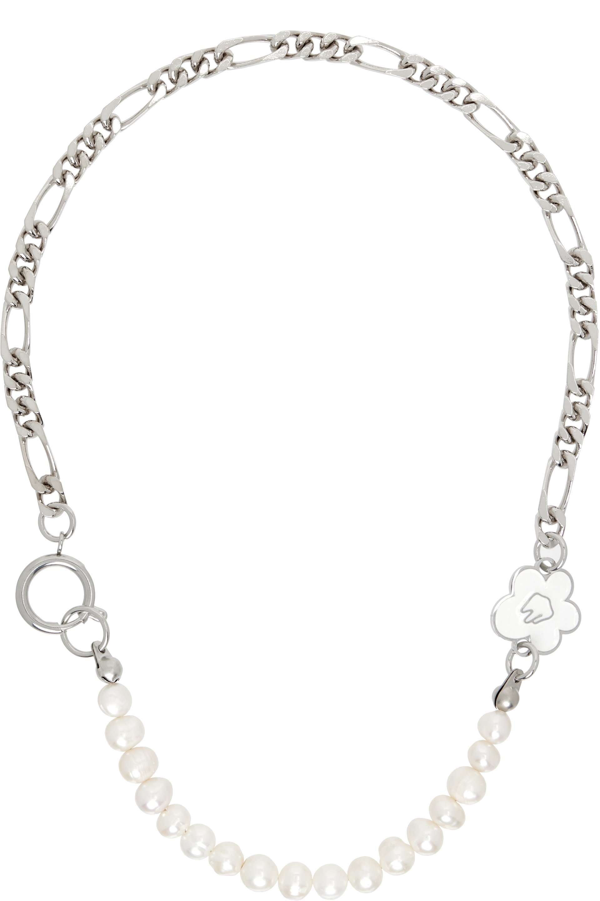 IN GOLD WE TRUST PARIS - Flower & Pearl 项链