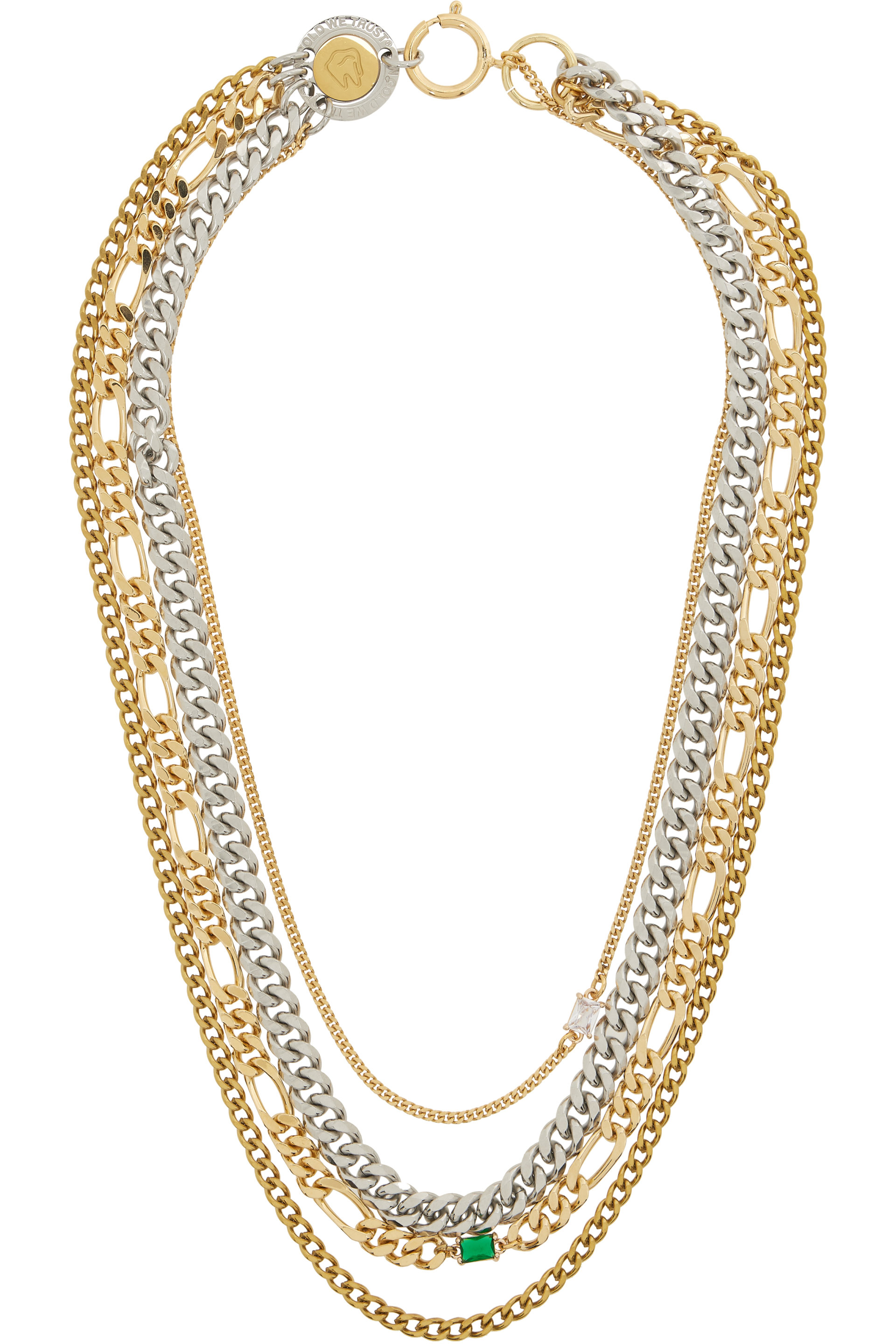 IN GOLD WE TRUST PARIS - Multi Chain Necklace