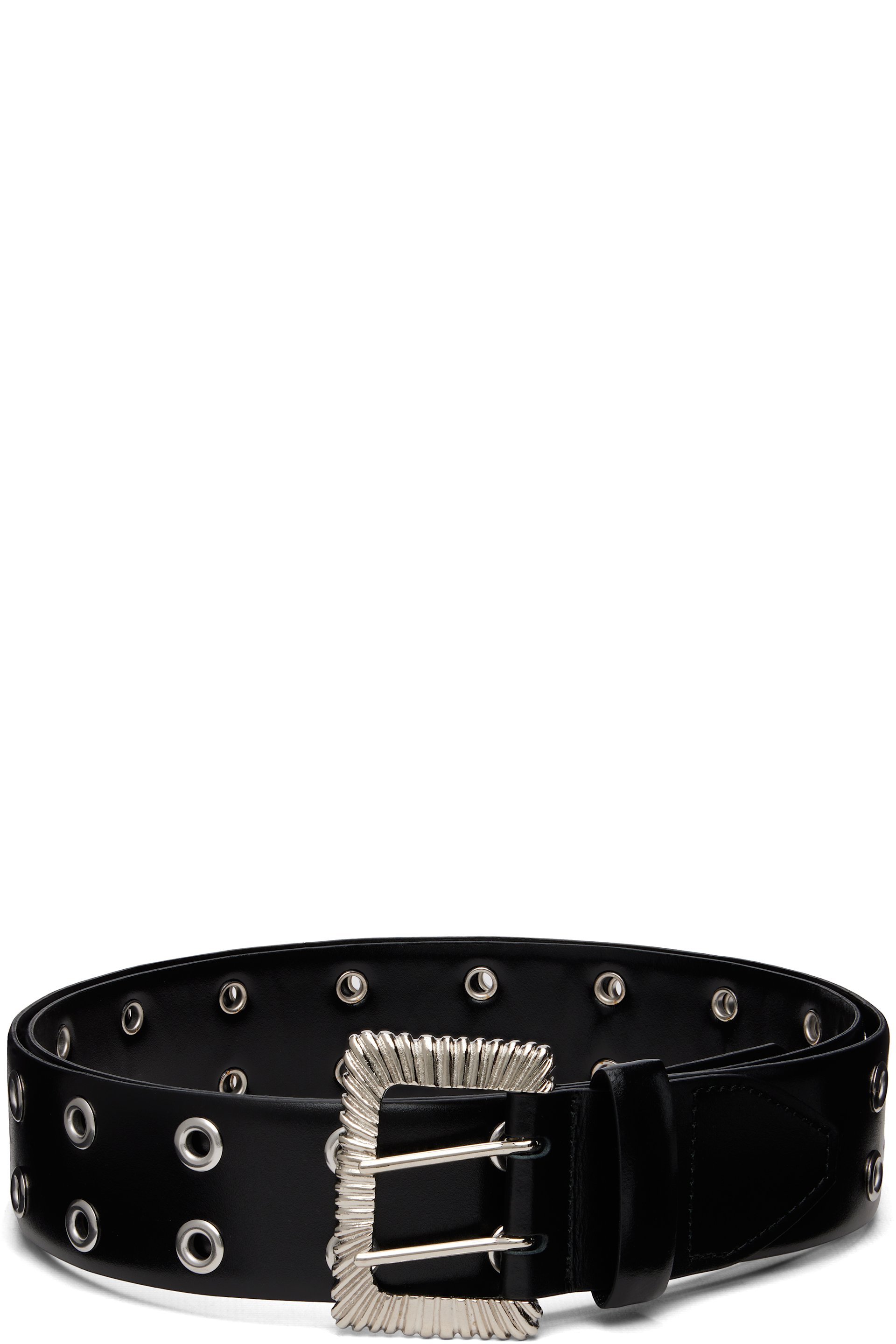 Toga Pulla - Black Eyelet Metal Belt