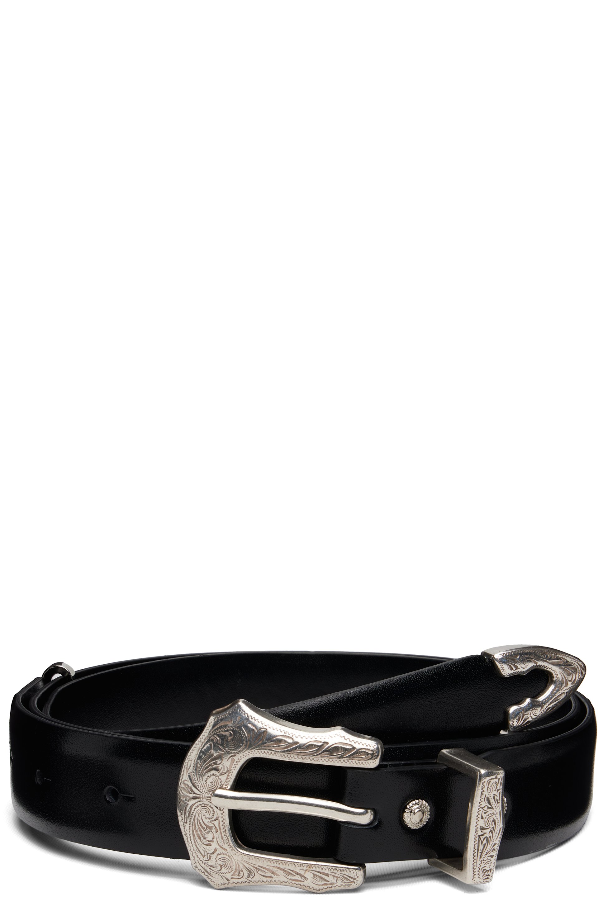 Toga Pulla - Black Metal Buckle Belt