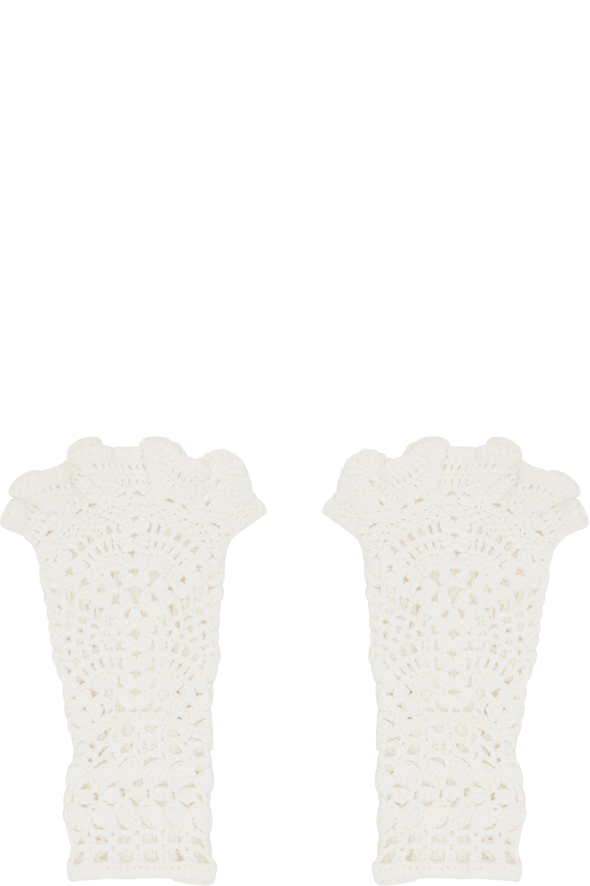 Toga Pulla - White Lace Arm Warmers