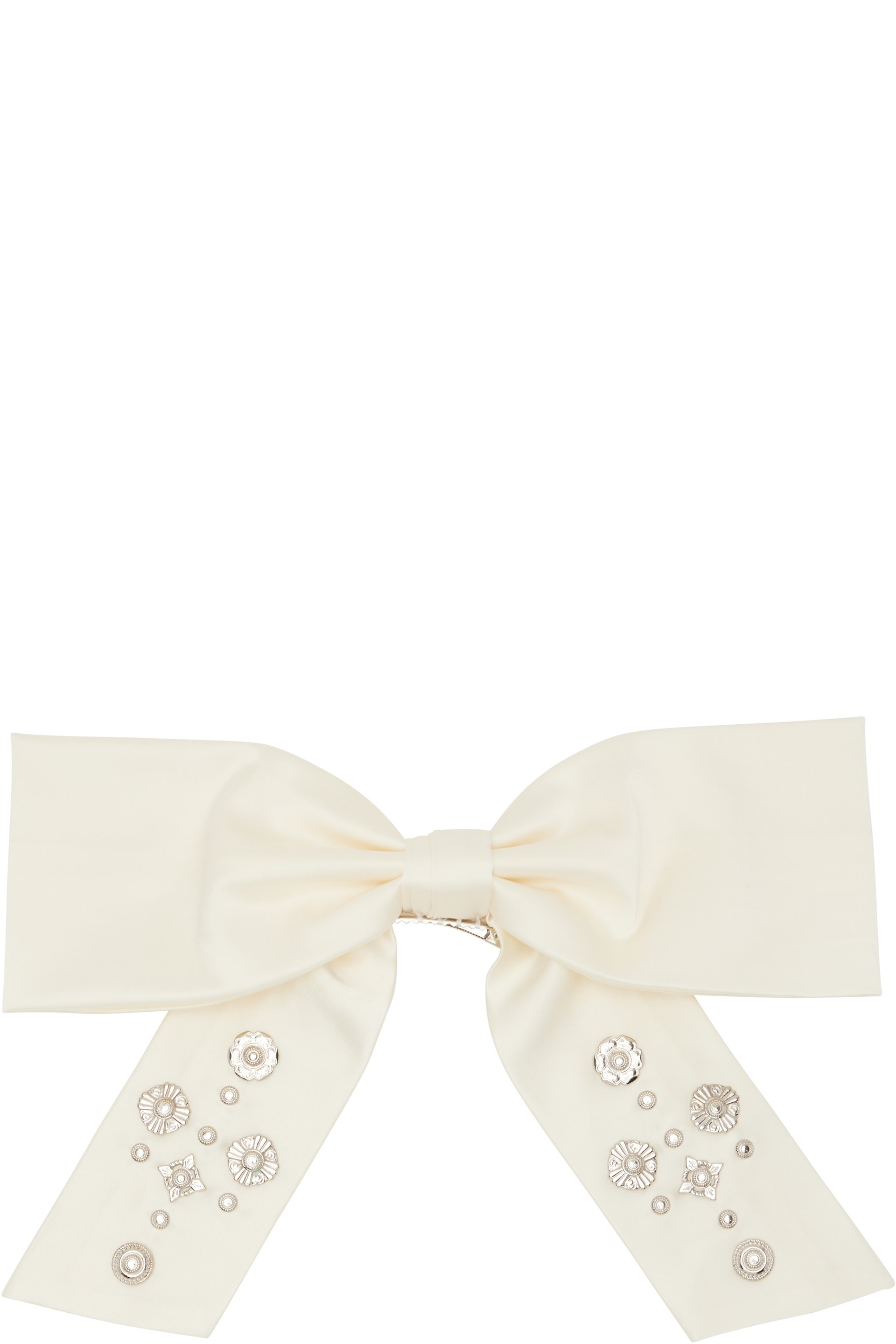 Toga Pulla - Off-White Ribbon Hair Clip