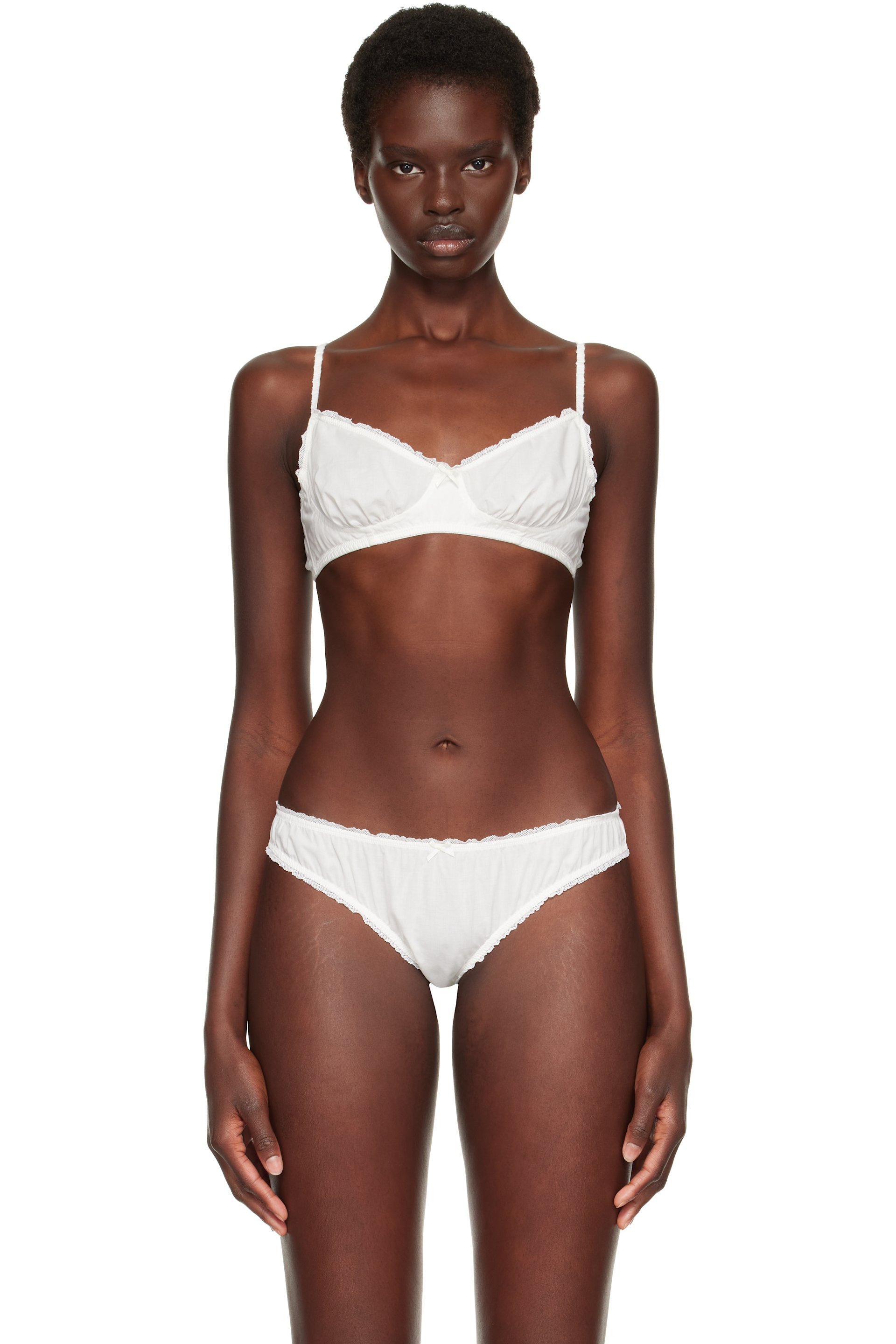 Cou Cou - White 'The Voile' Bra