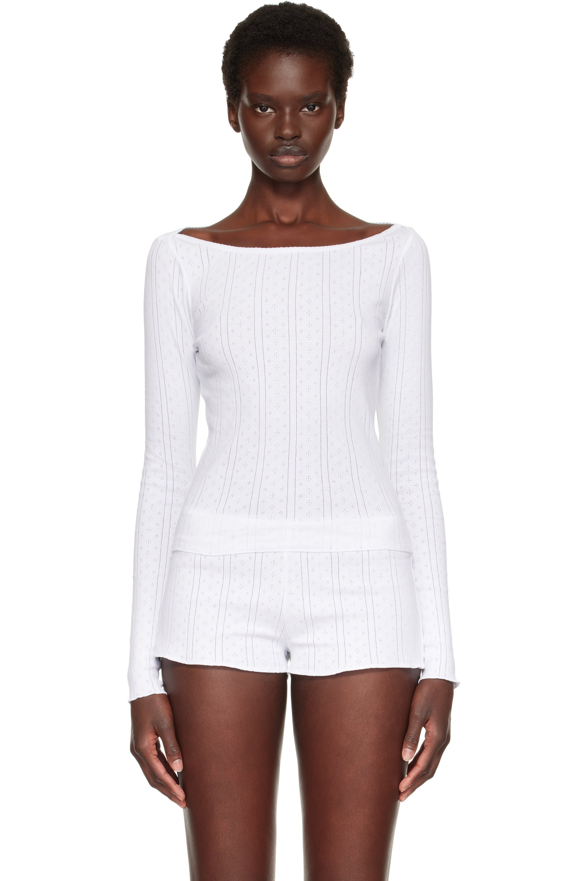 Cou Cou - White 'The Bateau' T-shirt