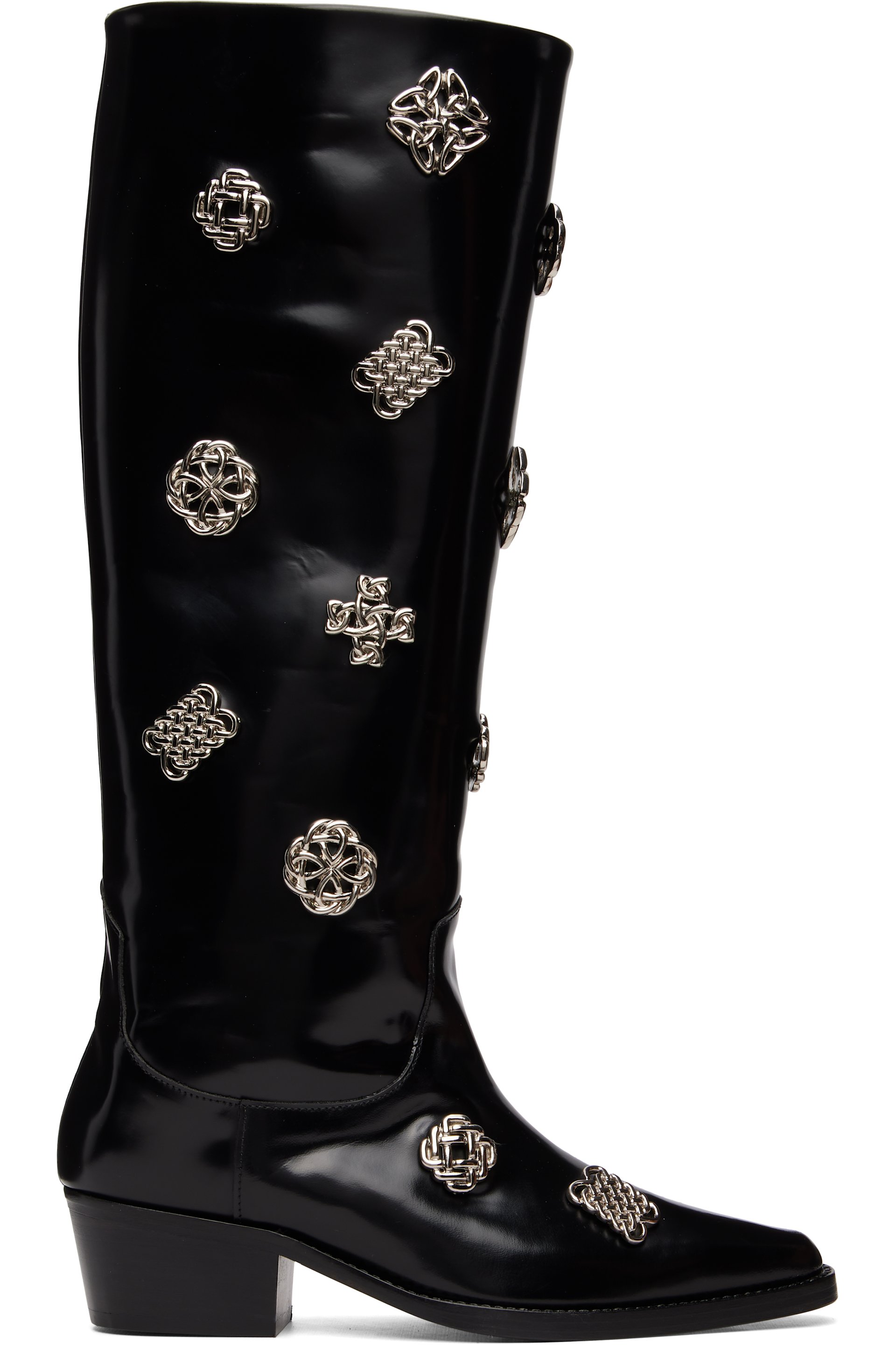 Toga Pulla - Black Polido Tall Boots