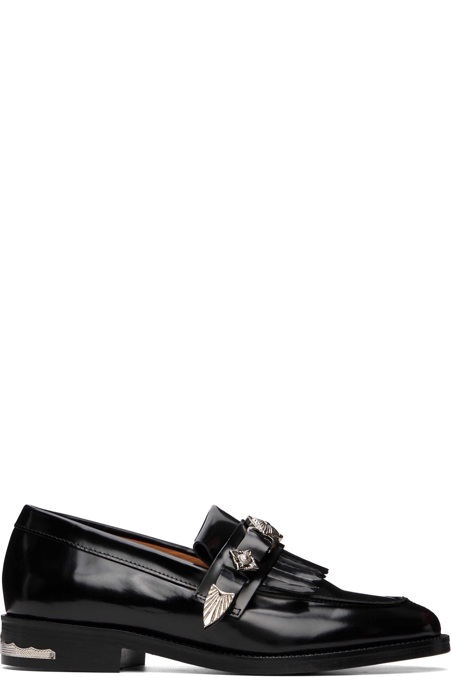 Toga Pulla - Black Metal Loafers