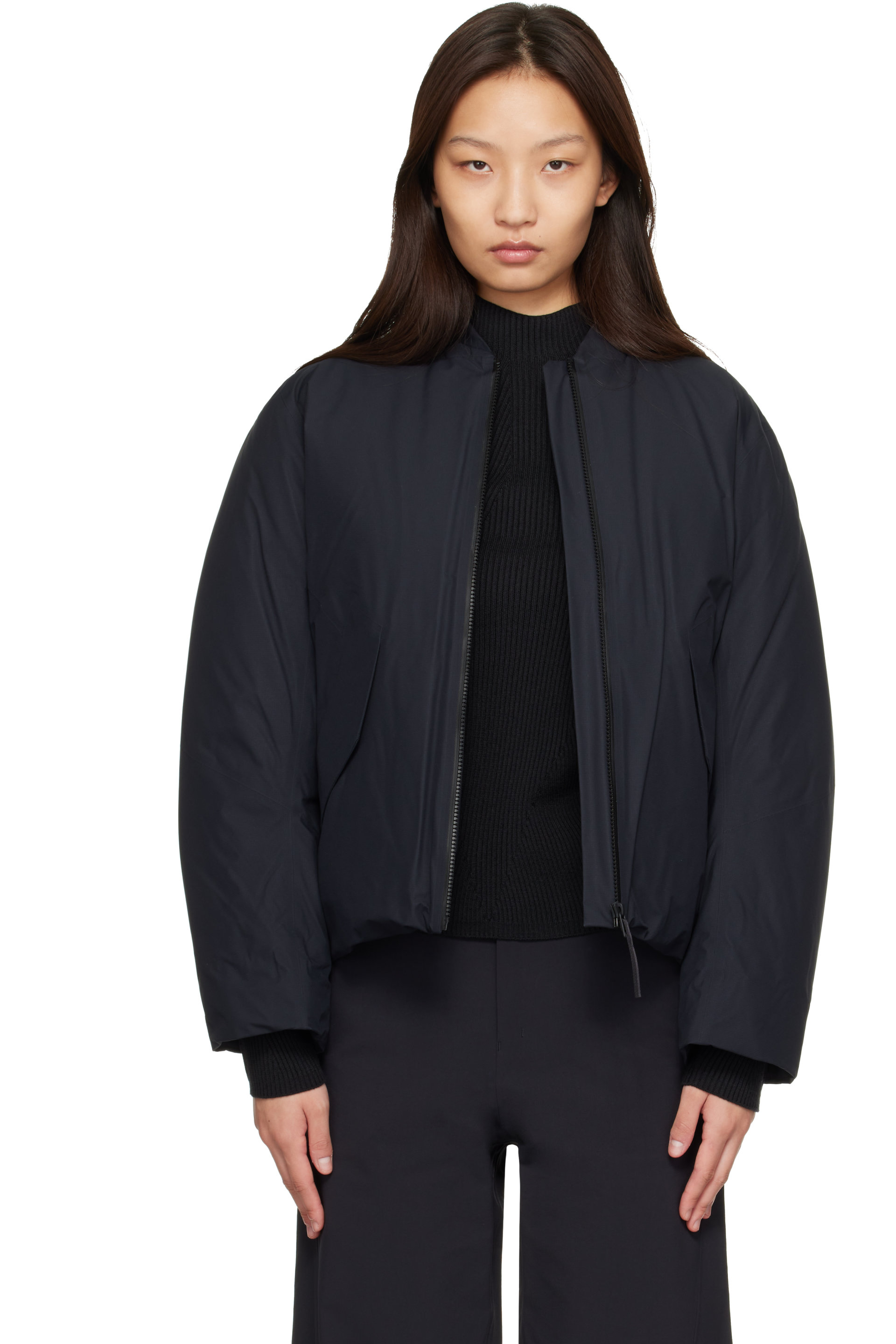 Veilance - Black Decca Down Bomber Jacket