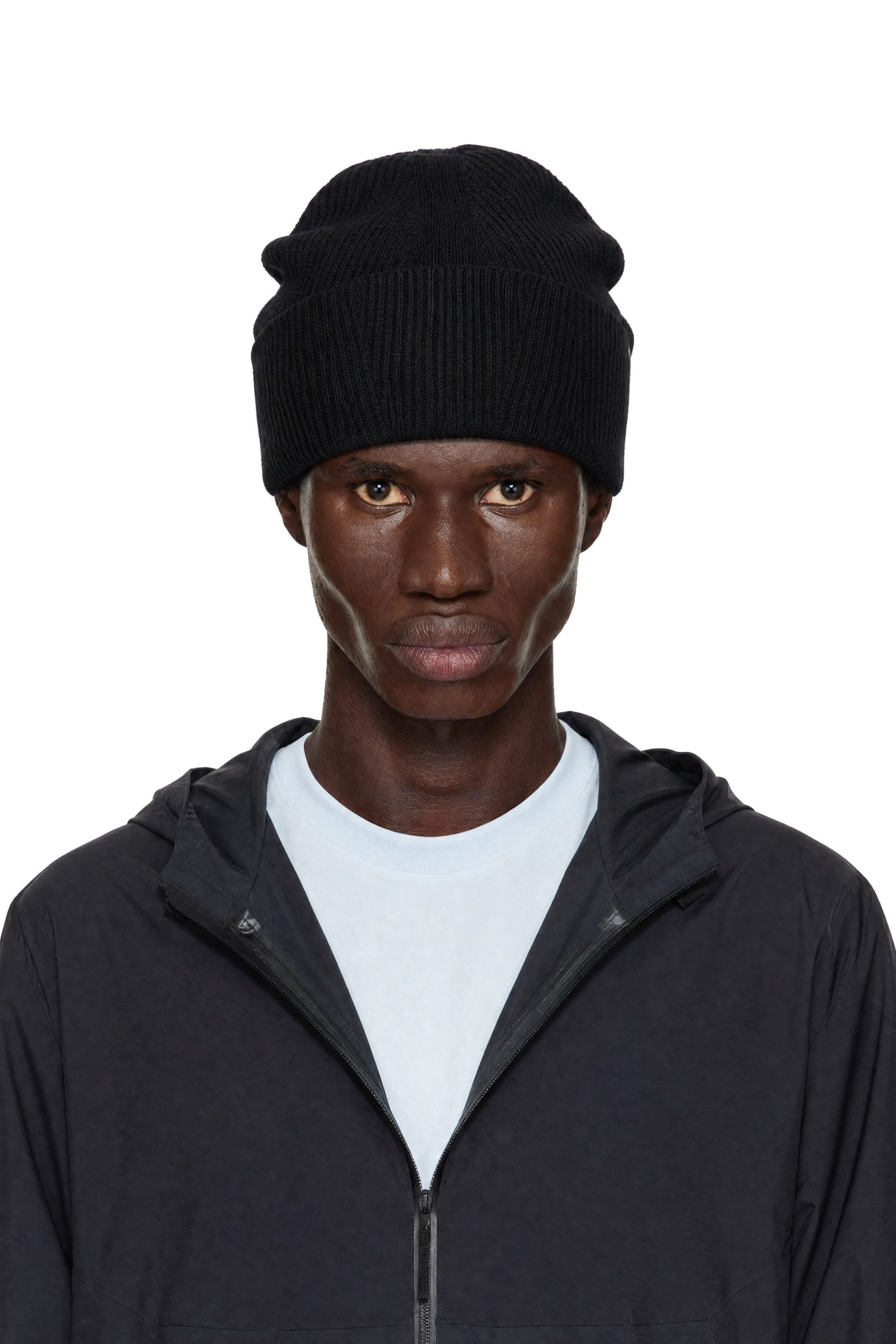 Veilance - Black Conic Wool Toque Beanie