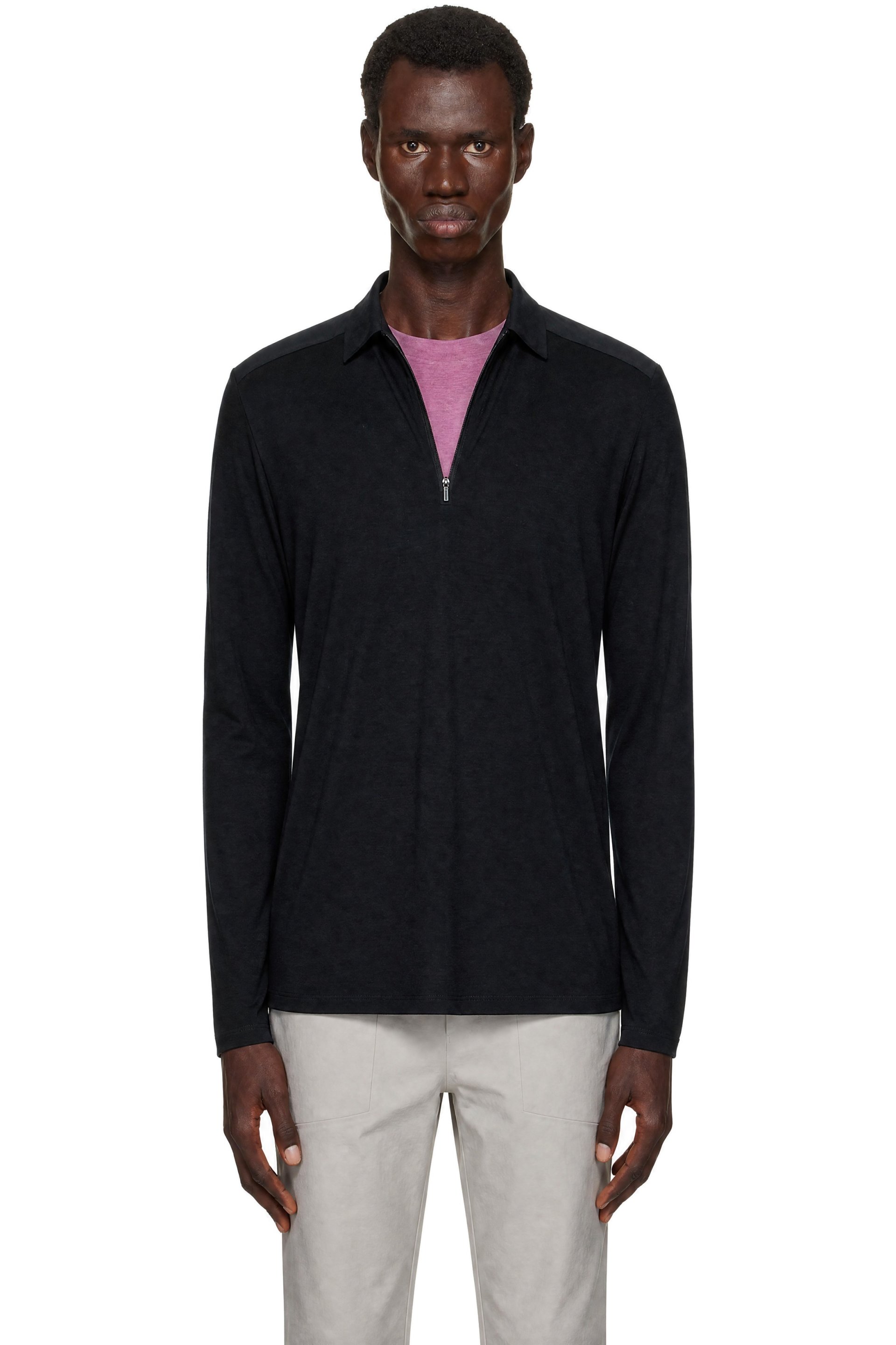 Veilance - Black Frame LS Polo