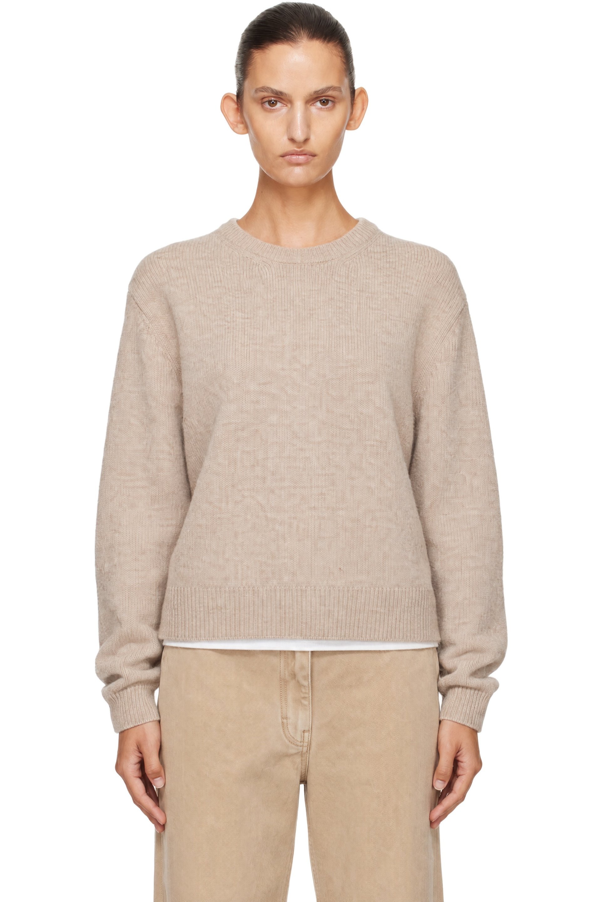 LE17SEPTEMBRE - Beige Provence Convertible Tie Knit Top