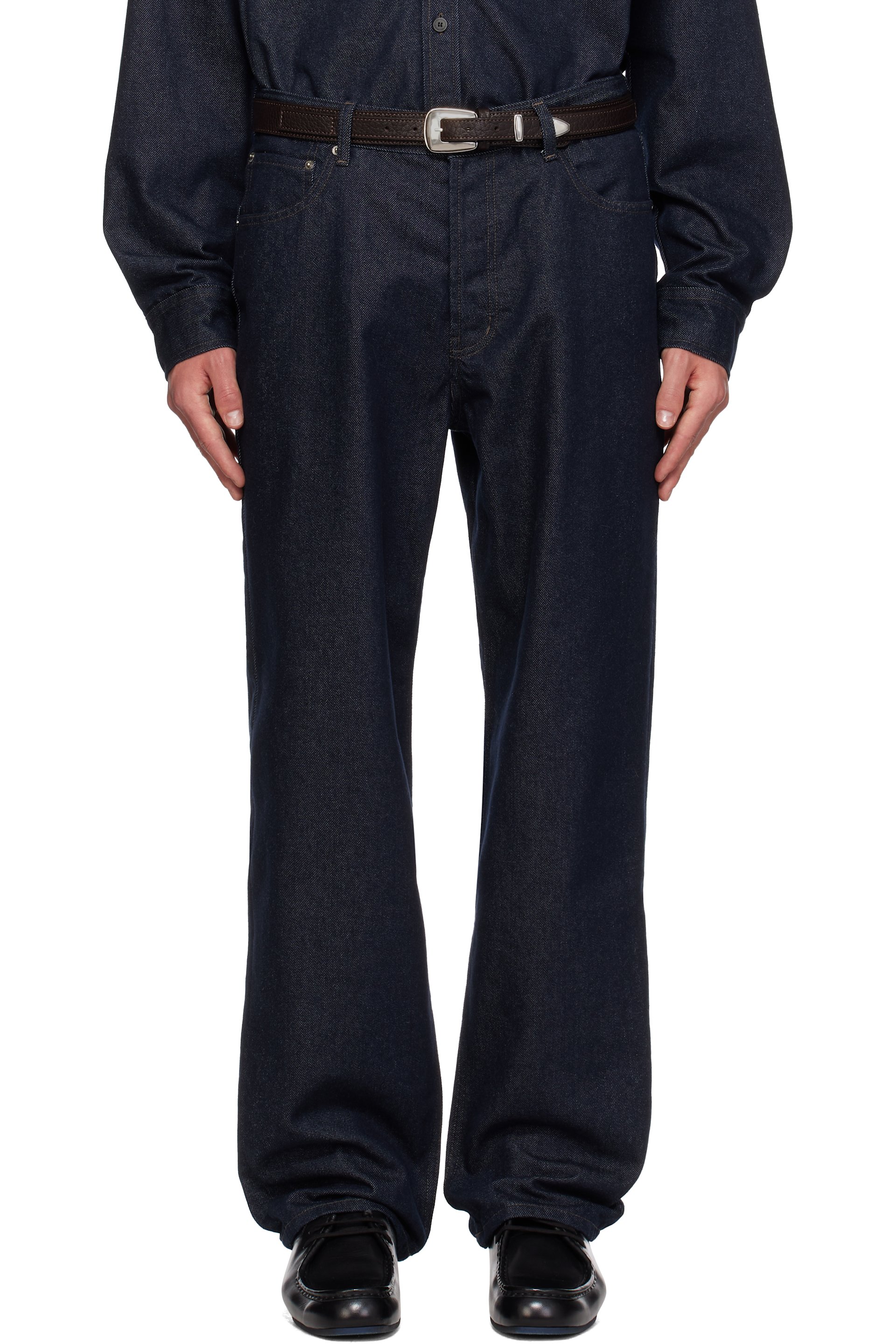 LE17SEPTEMBRE - Navy 5-Pocket Jeans