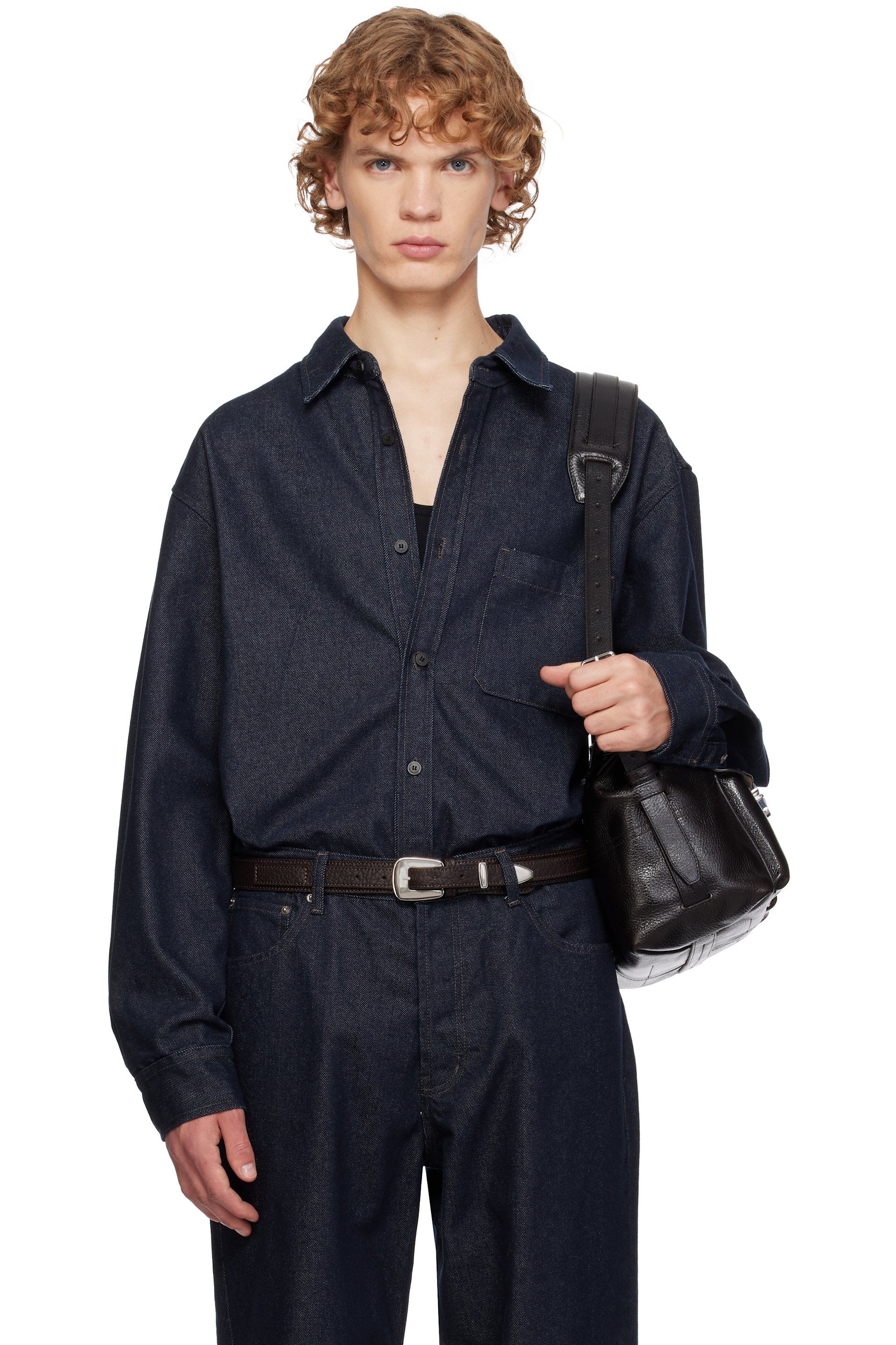 LE17SEPTEMBRE - Blue Denim Overshirt