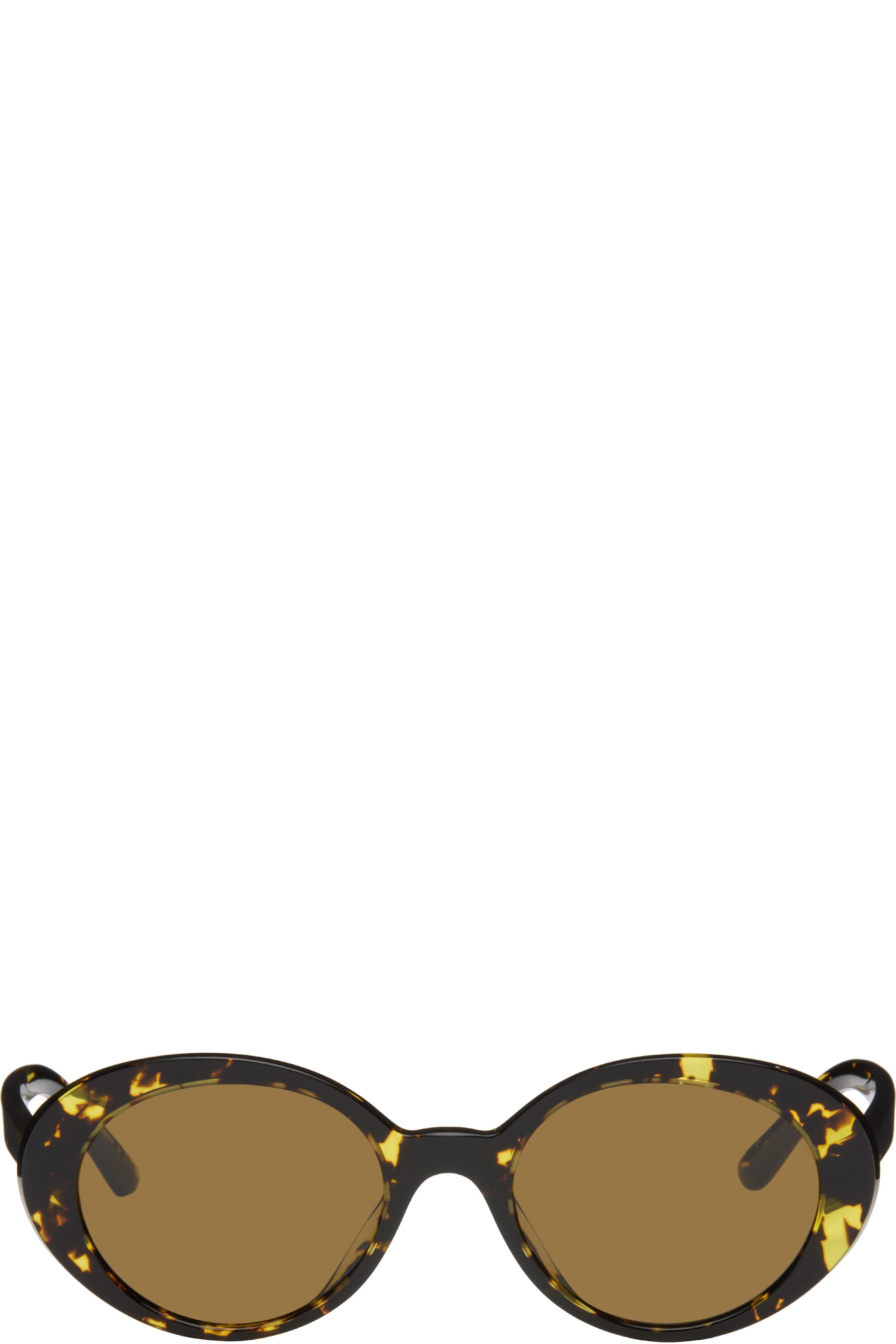 Oliver Peoples - Lunettes de soleil Lumar noir et jaune
