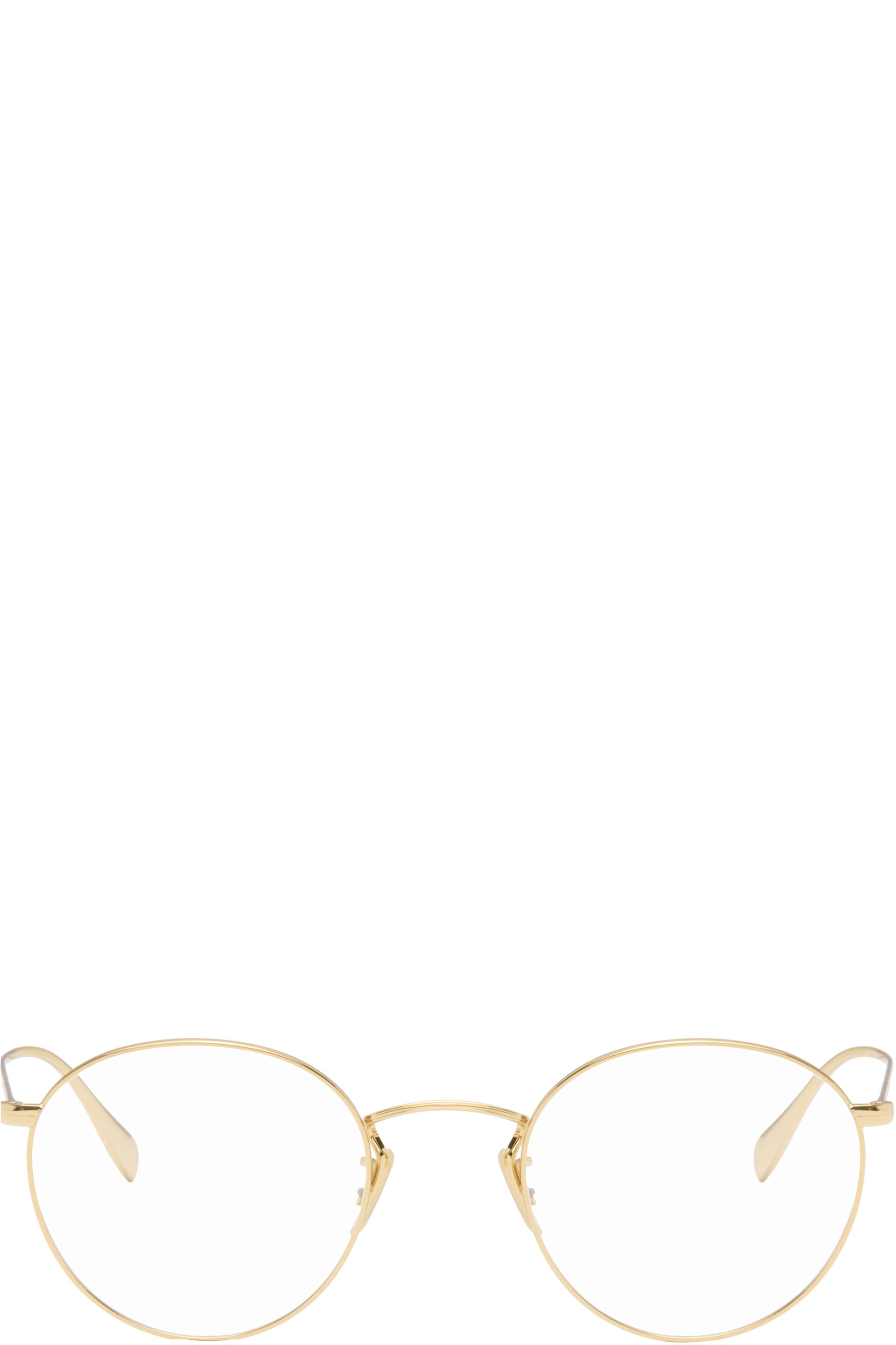 Oliver Peoples - Gold Coleridge Glasses