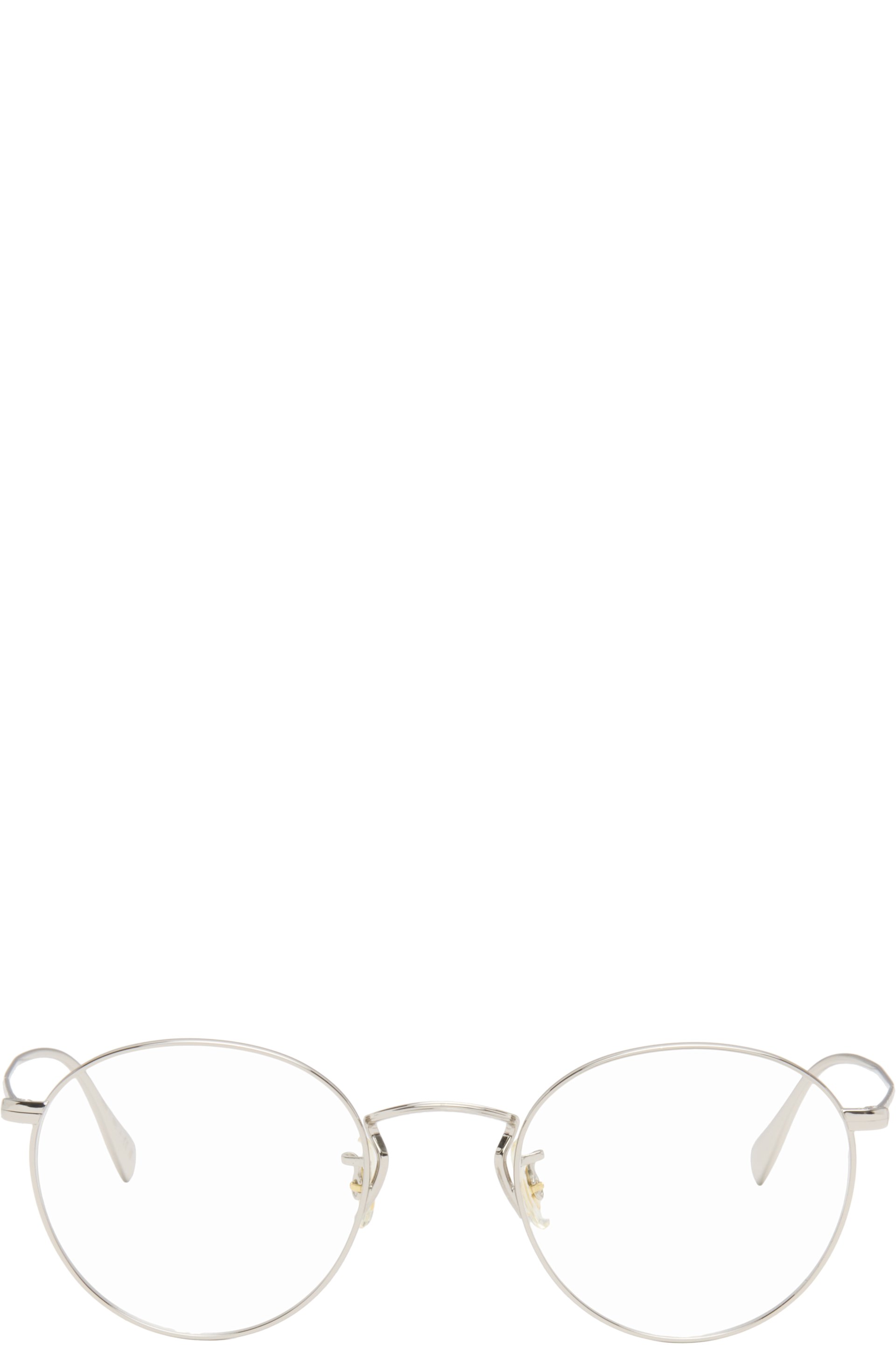 Oliver Peoples - Silver Coleridge Glasses