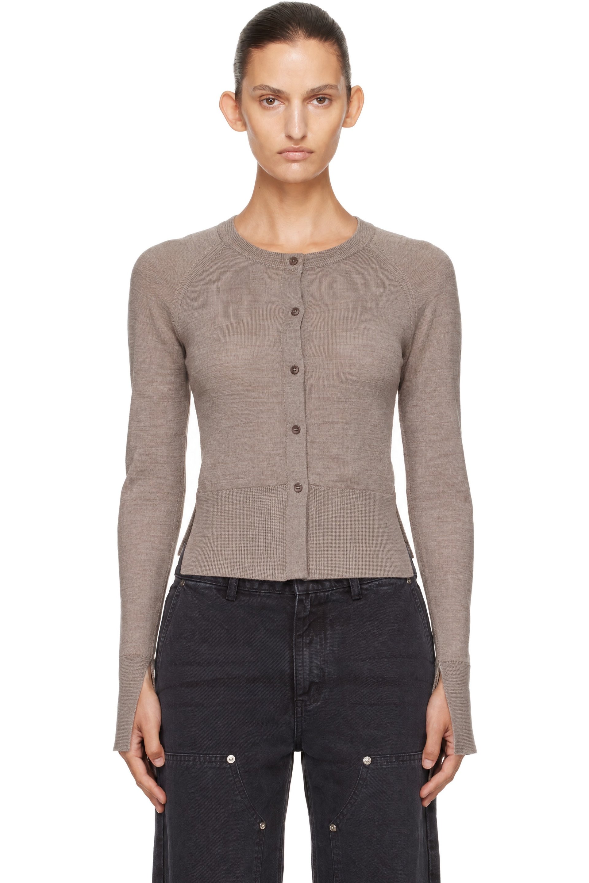 mfpen - Taupe Appointment Cardigan