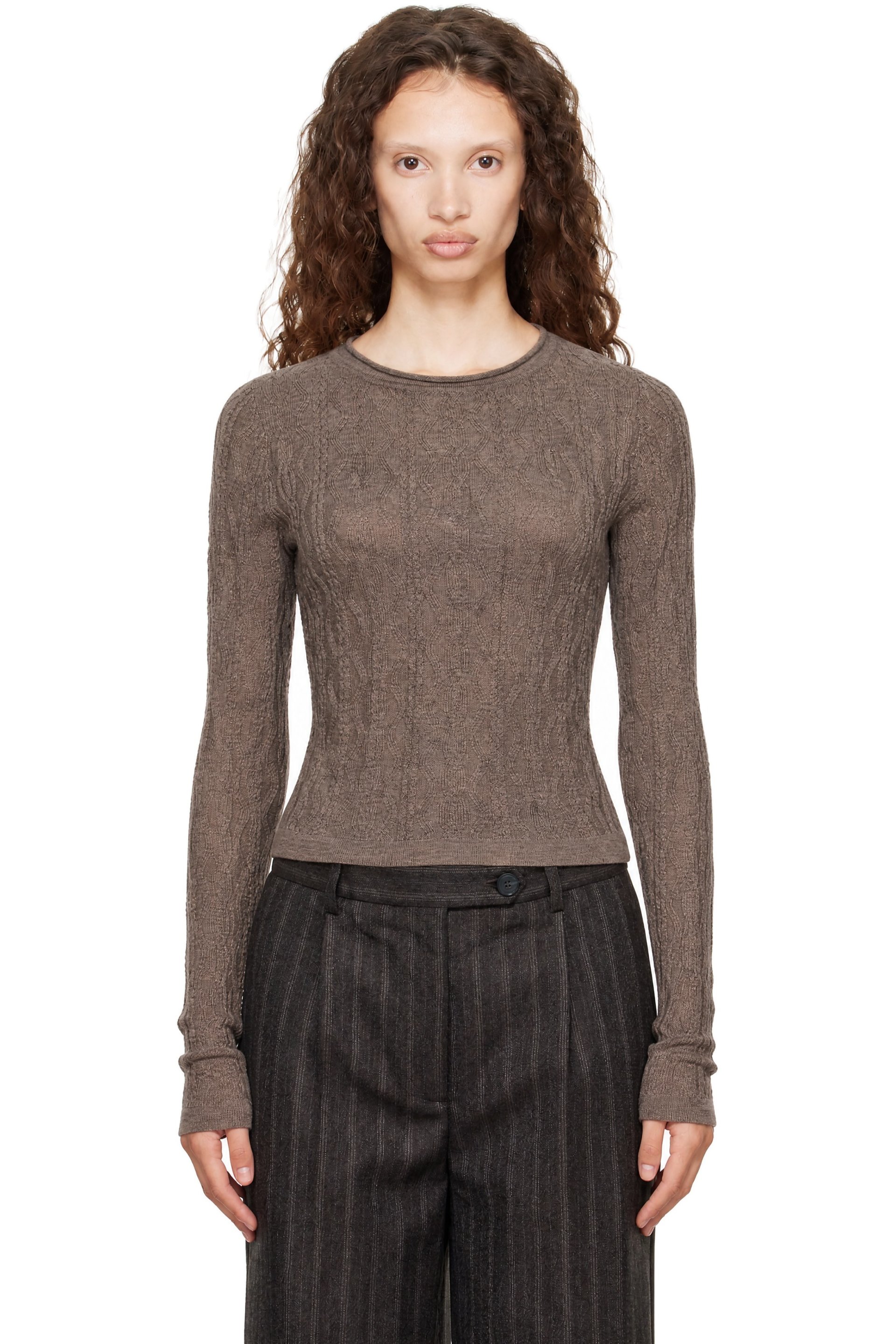 mfpen - Taupe Bateau Jumper Sweater