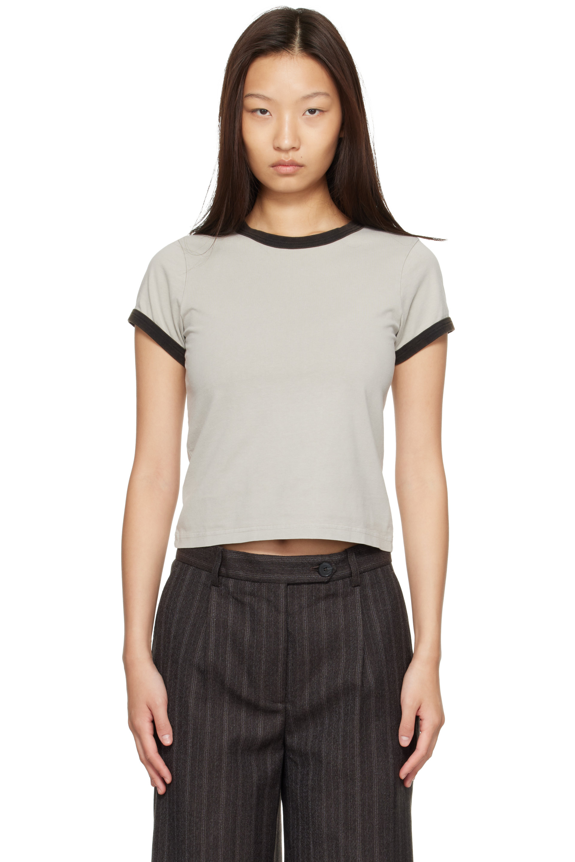mfpen - Taupe Ringer T-shirt