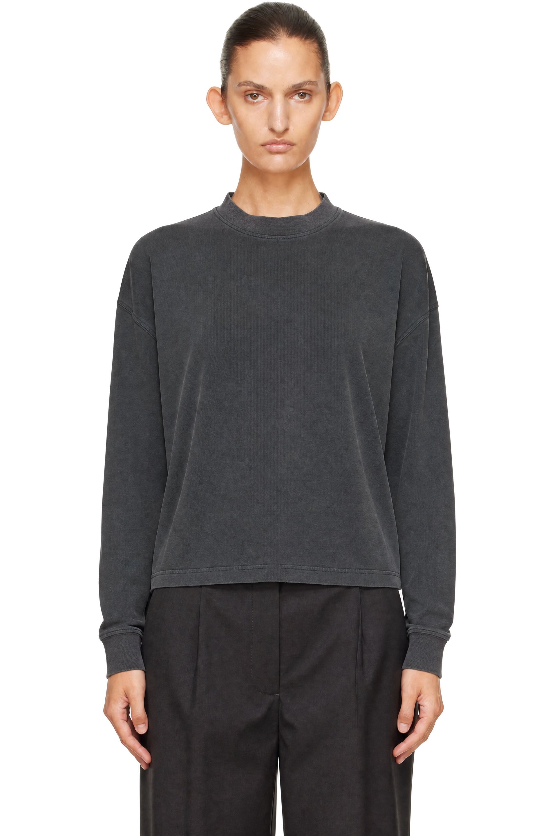 mfpen - Gray Browsing Long Sleeve T-shirt