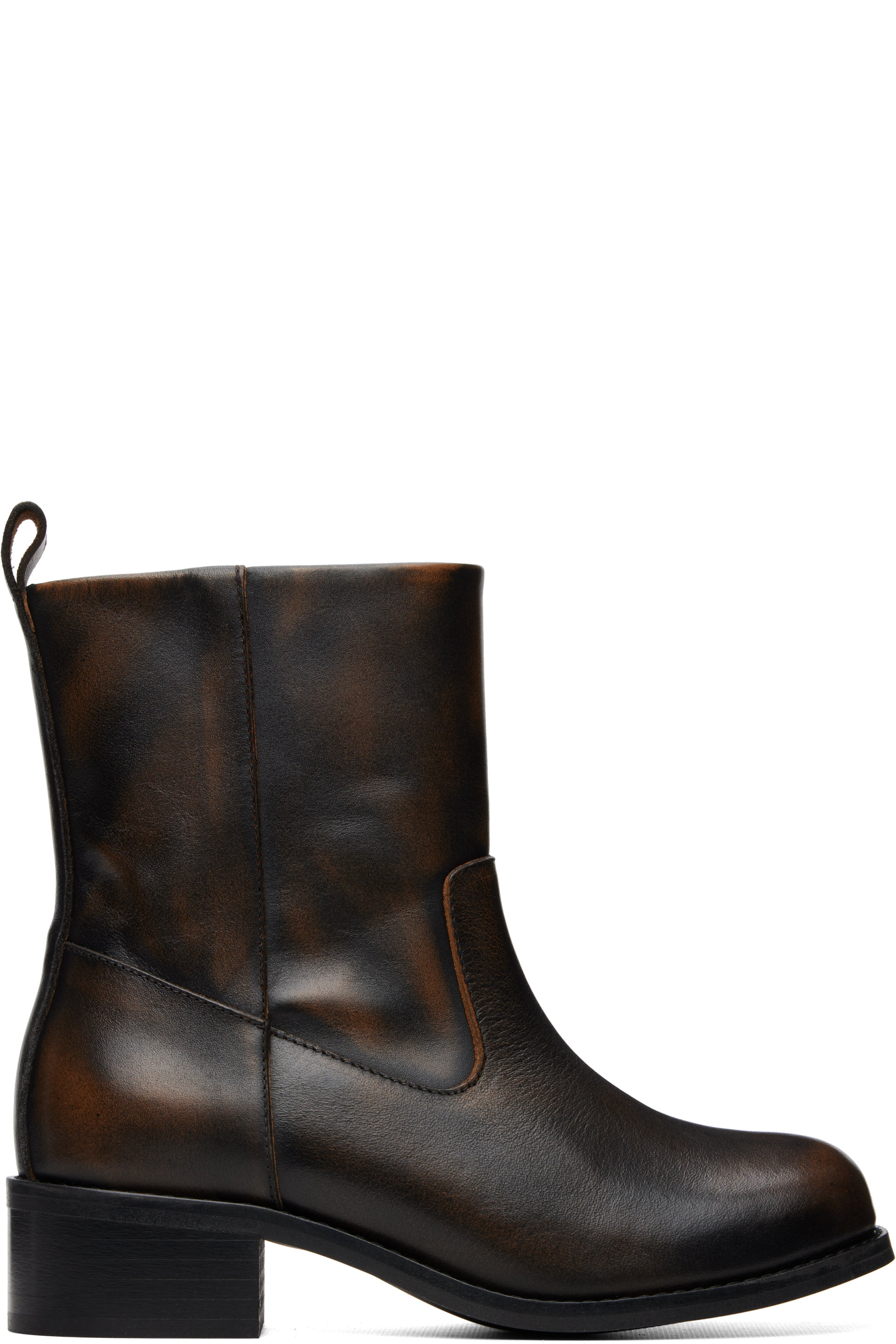 mfpen - Brown Protocol Ankle Boots