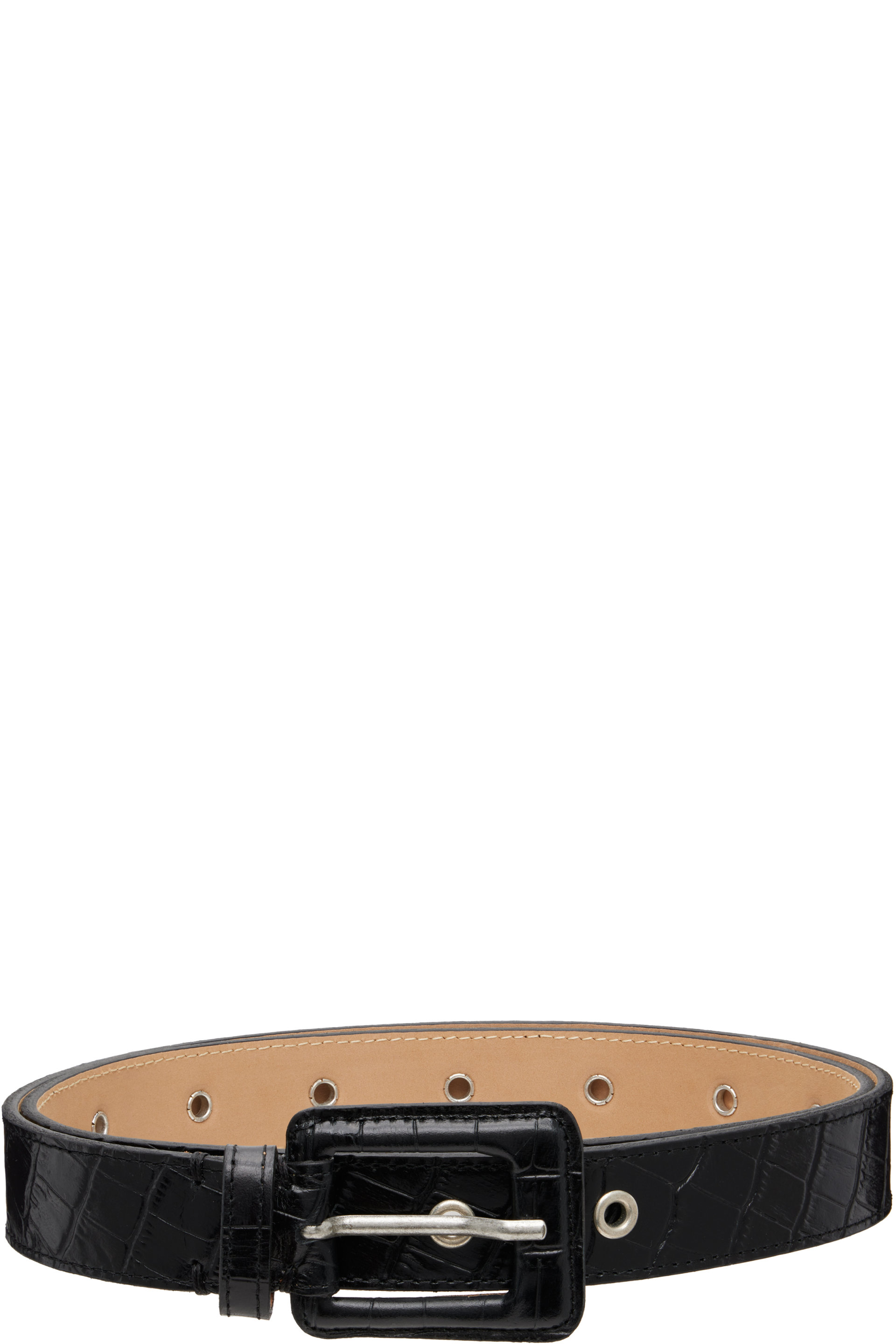 mfpen - Black Croc Drivers Belt
