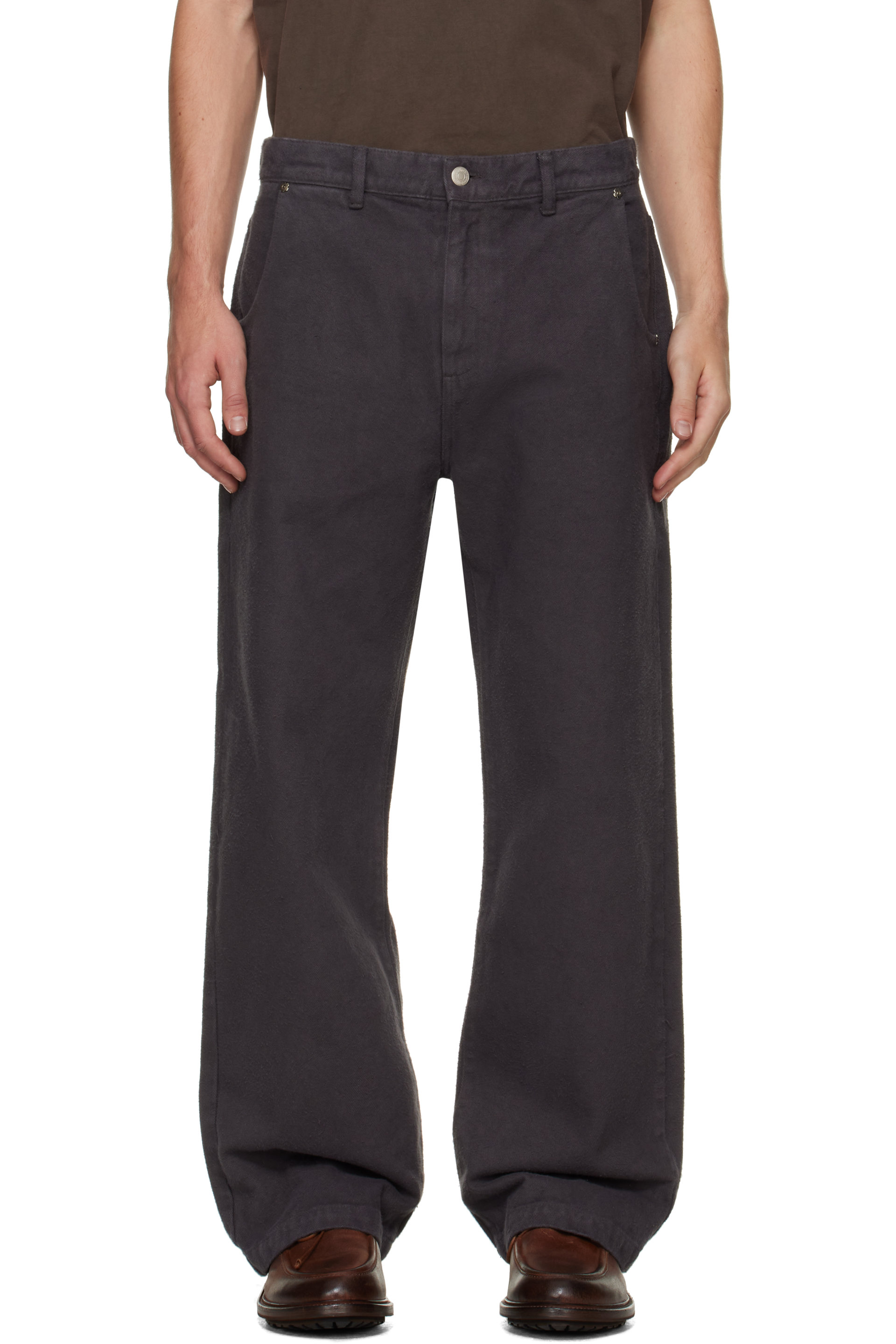 mfpen - Gray Straight Cut Jeans