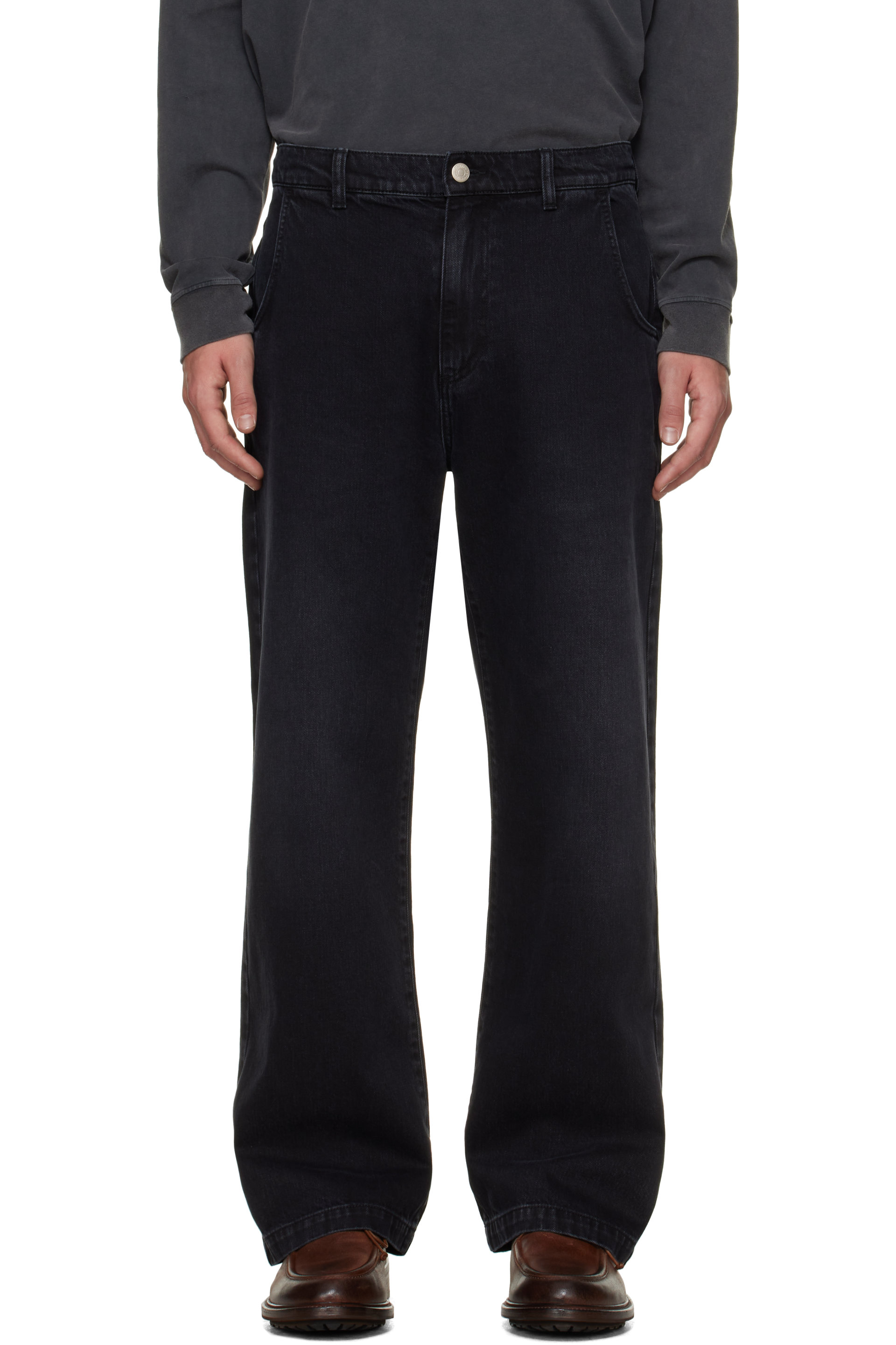 mfpen - Black Straight Cut Jeans