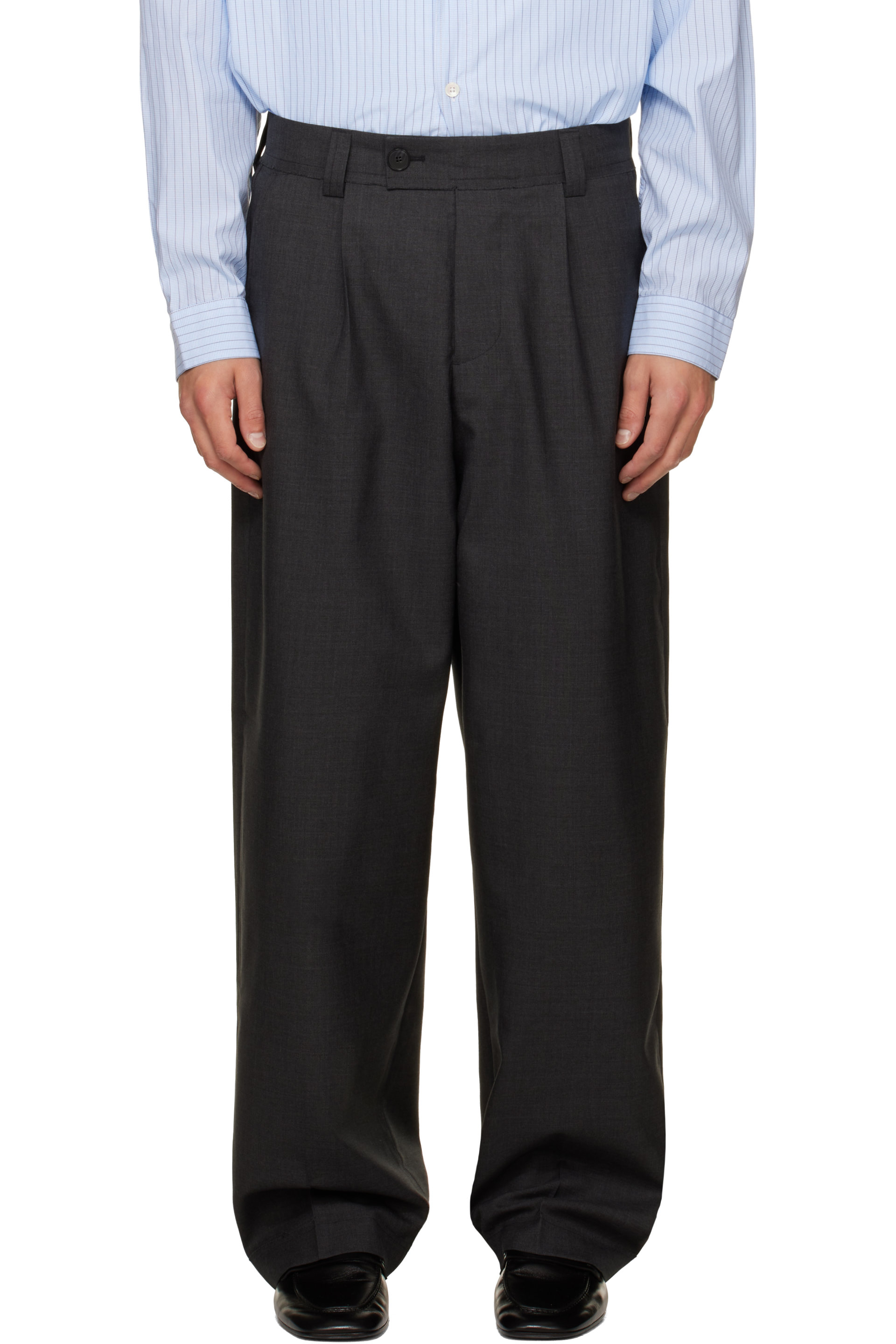 mfpen - Gray Patch Trousers