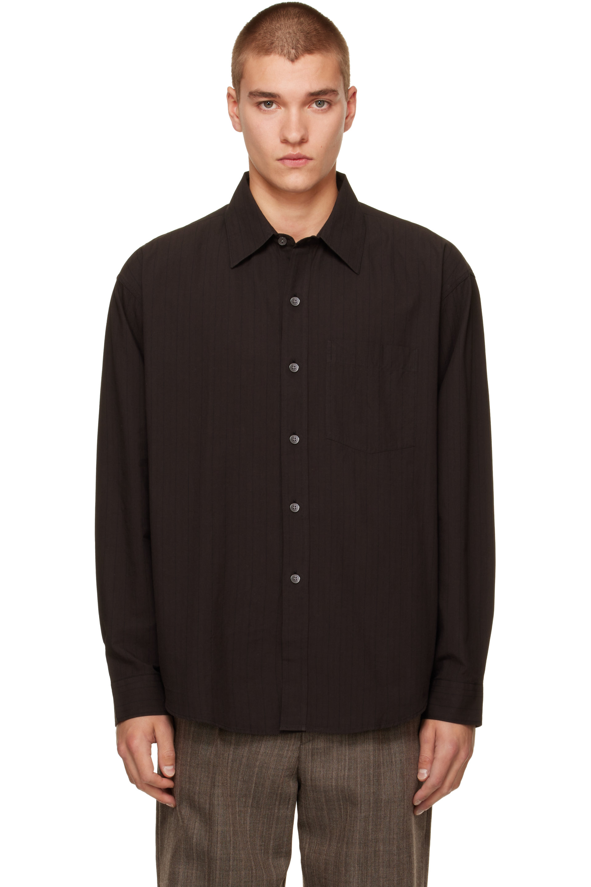 mfpen - Brown Executive Shirt