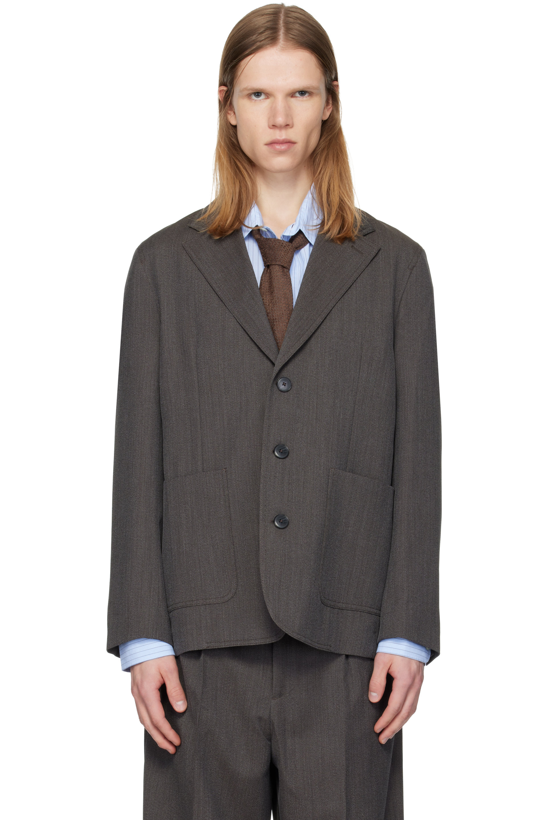 mfpen - Taupe Domain Blazer