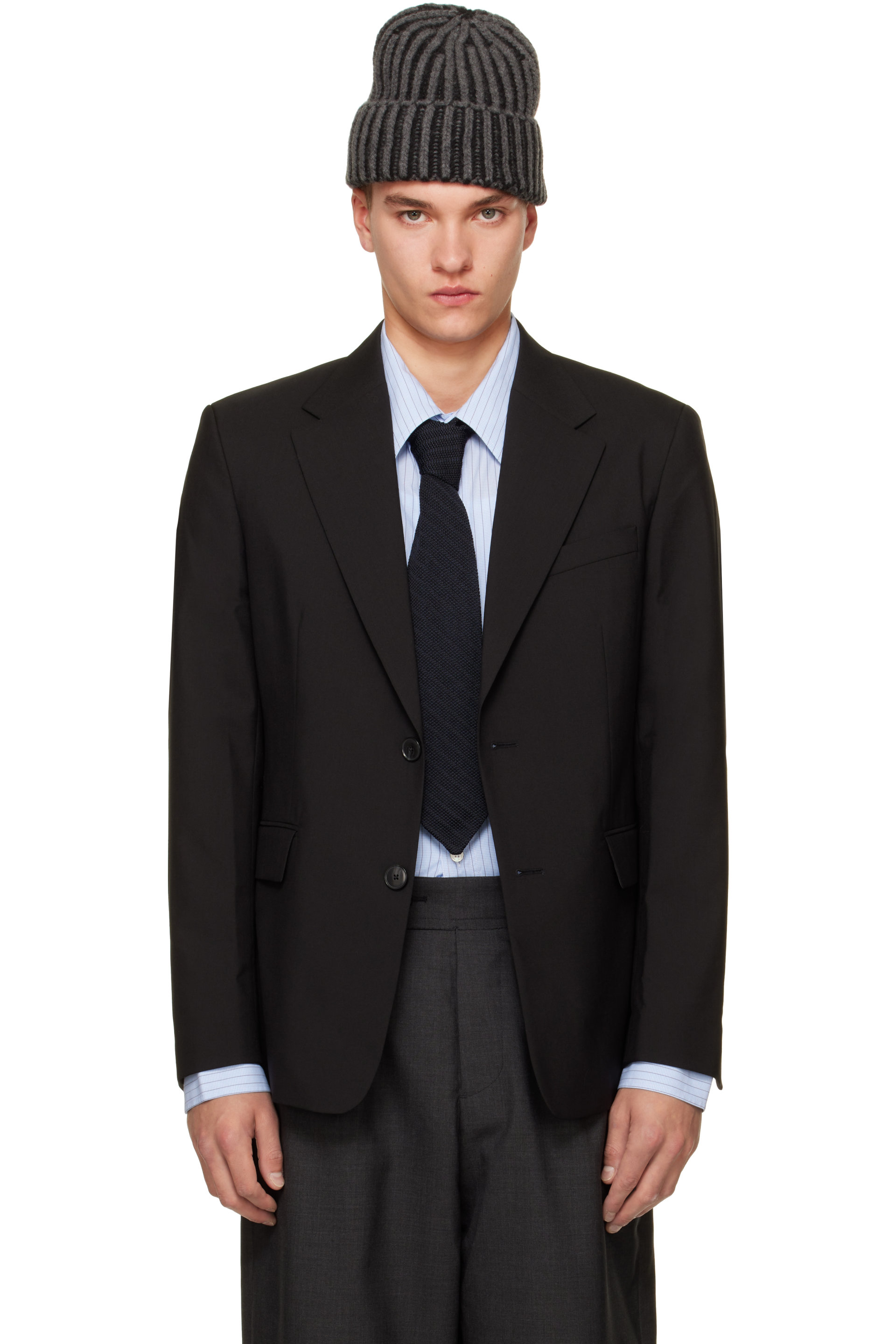 mfpen - Black Single Breasted Blazer