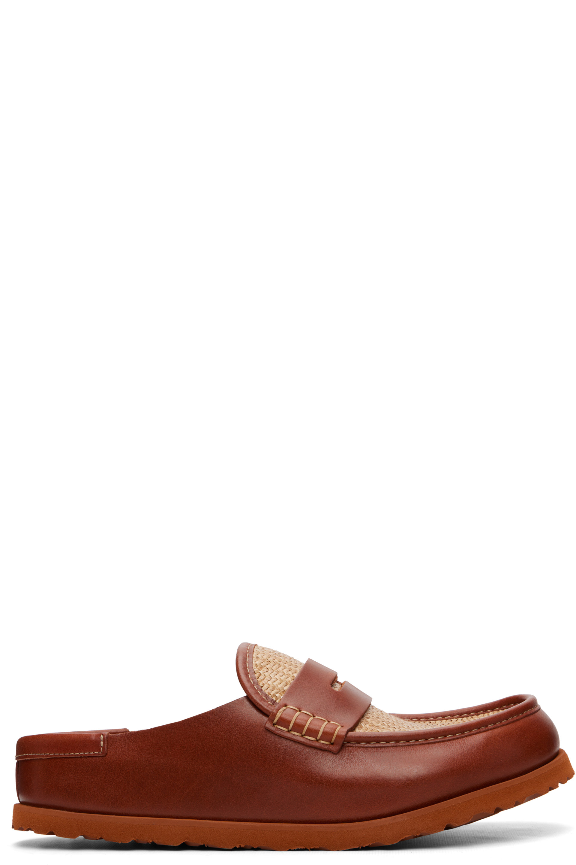 Birkenstock - Brown Naples Wrapped Raffia 1774 Loafers