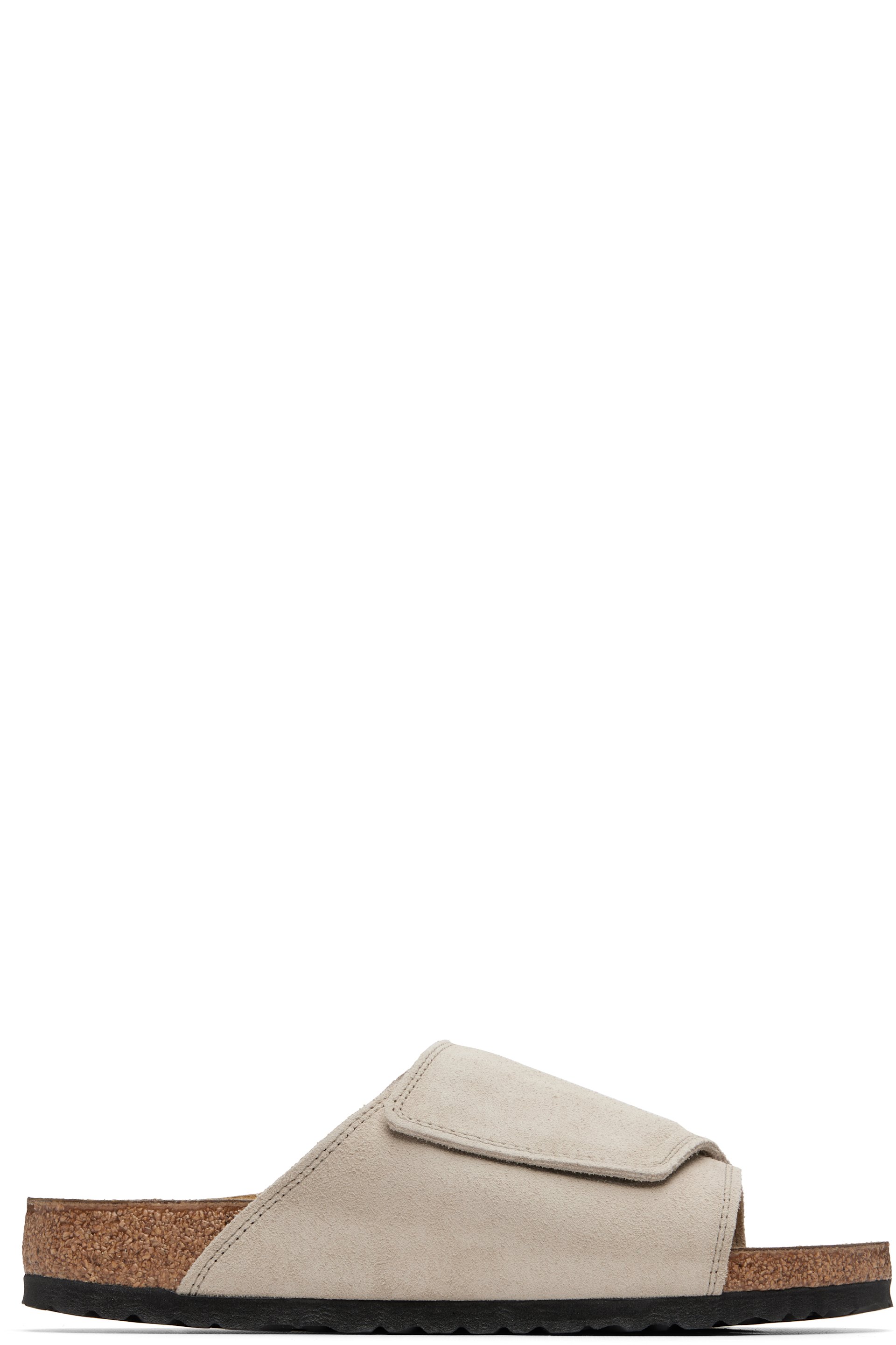 Birkenstock - Sandales Solana blanc cassé