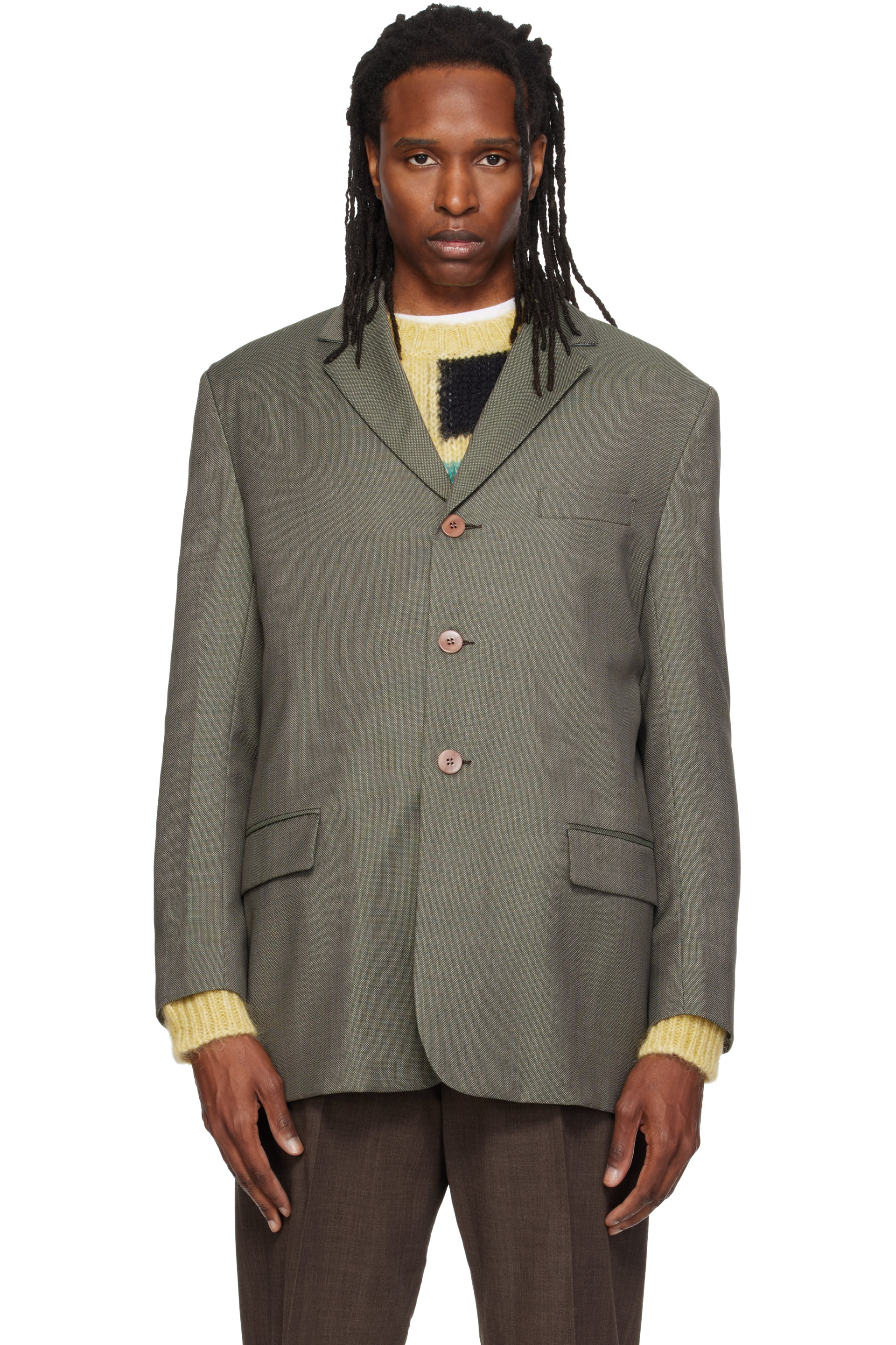 Magliano - Gray 'Tre Bottoni' Blazer