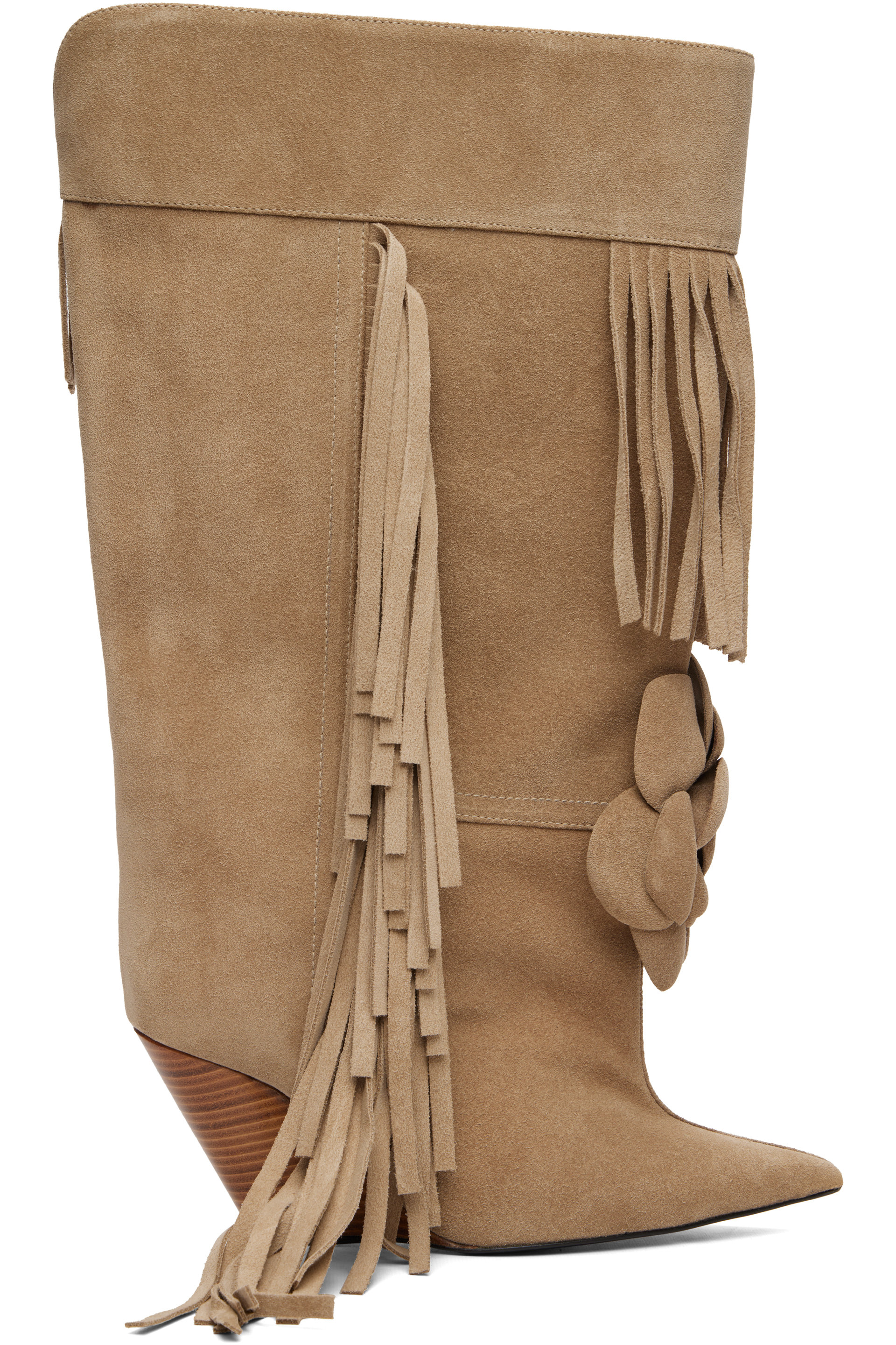 ABRA - Beige Rose Tall Boots